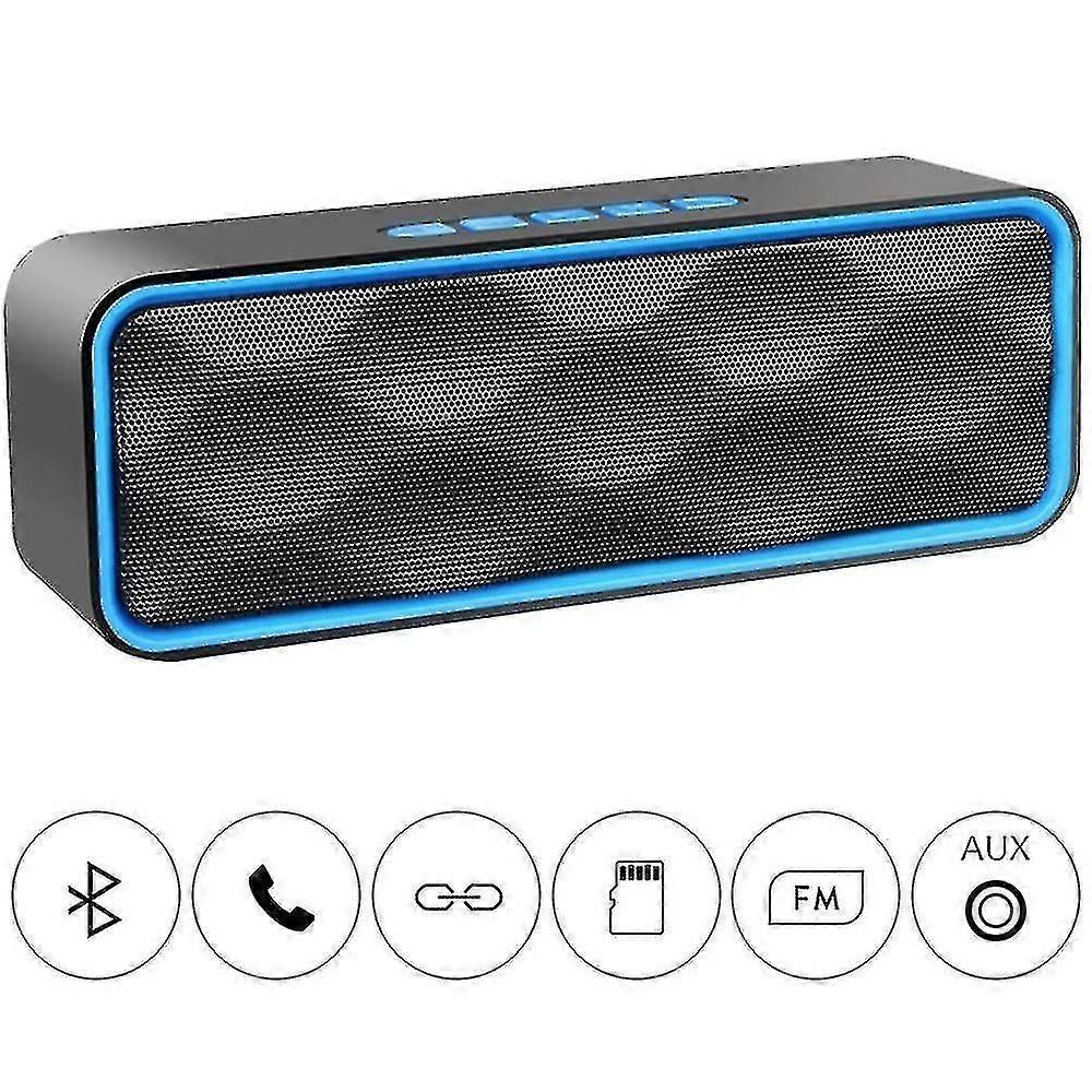 Bluetooth Speaker Portable Outdoor Wireless Speaker (blue)