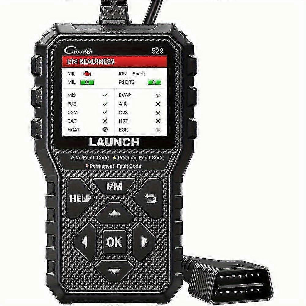 LAUNCH OBD2 Scanner CR529 Diagnostic Tool, Full OBDII Code Reader, FRee Lifetime Upd. Scanner For Car, 5 Yrs. Quality Backup, Clear Codes, O