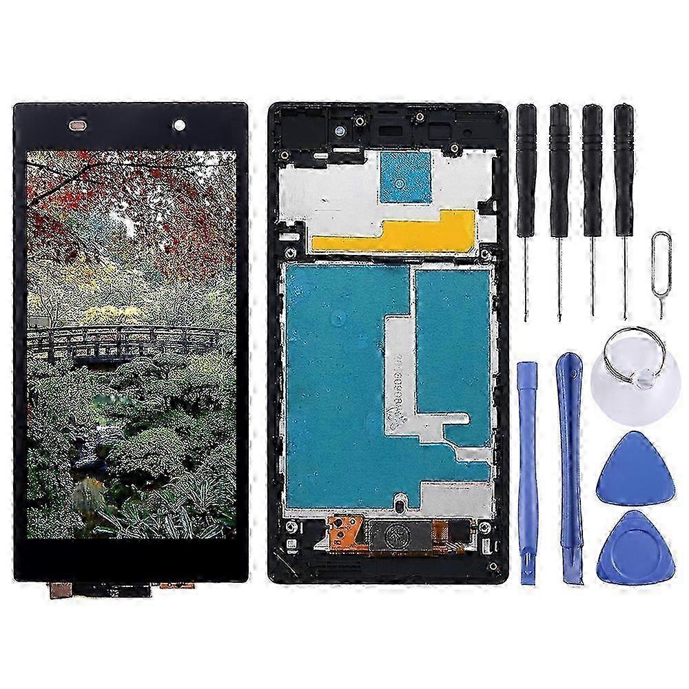 LCD Display + Touch Panel with Frame for Sony Xperia Z1 / L39h / C6902 / C6903 / C6906 / C6943(Black)