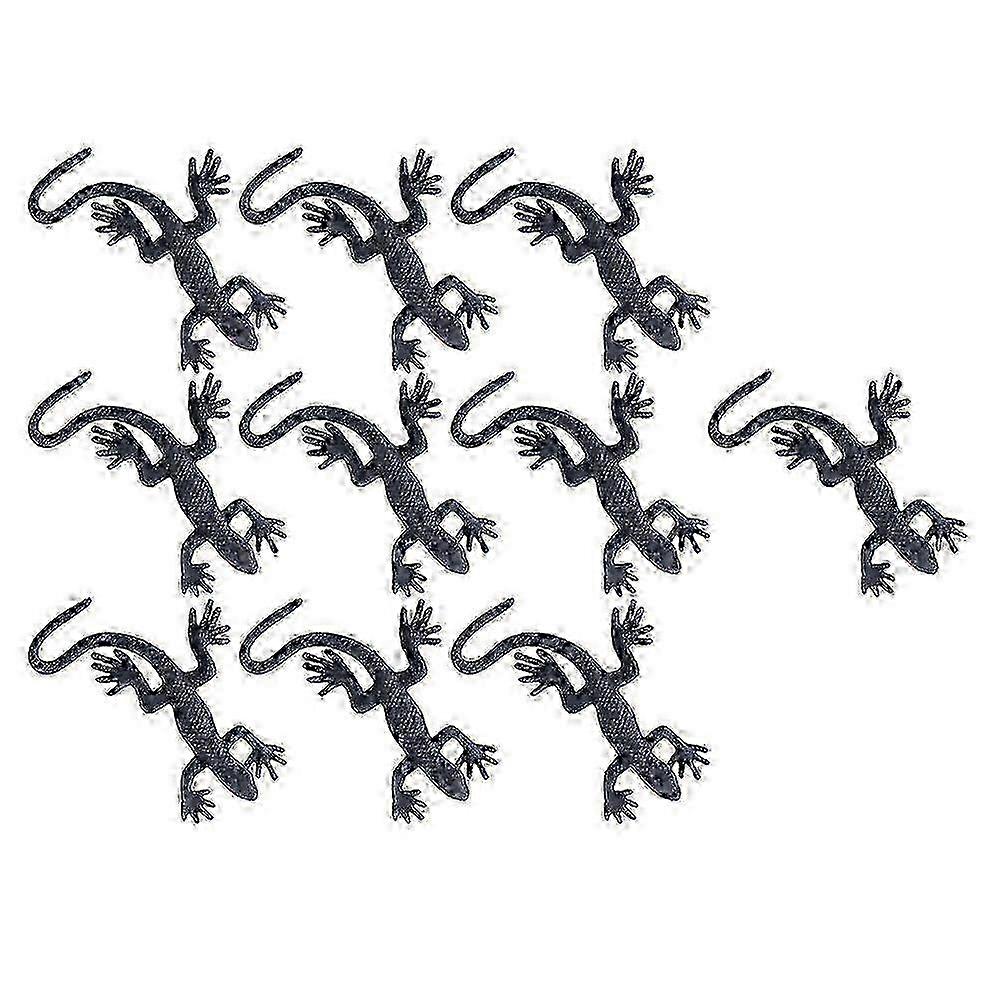 10 Pcs Reptiles Reptile Lizard Figures Lizard Model Reptile Party Decorations Realistic Lizard Figurine miao4