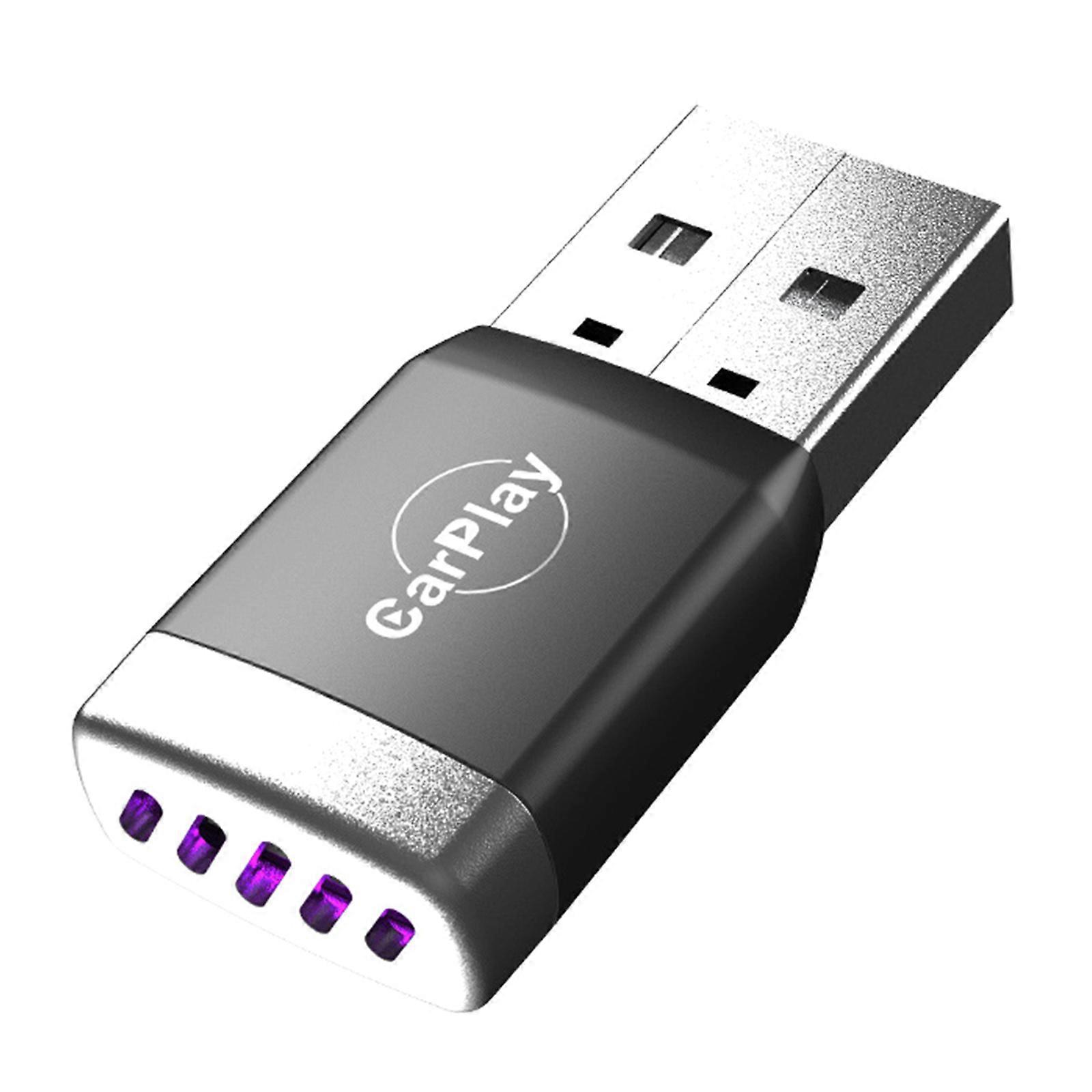 Functionality Vehicle Wireless Car play Adapter With High Clearly video Projection Compatible for Car play Enabled Systems Multicolor