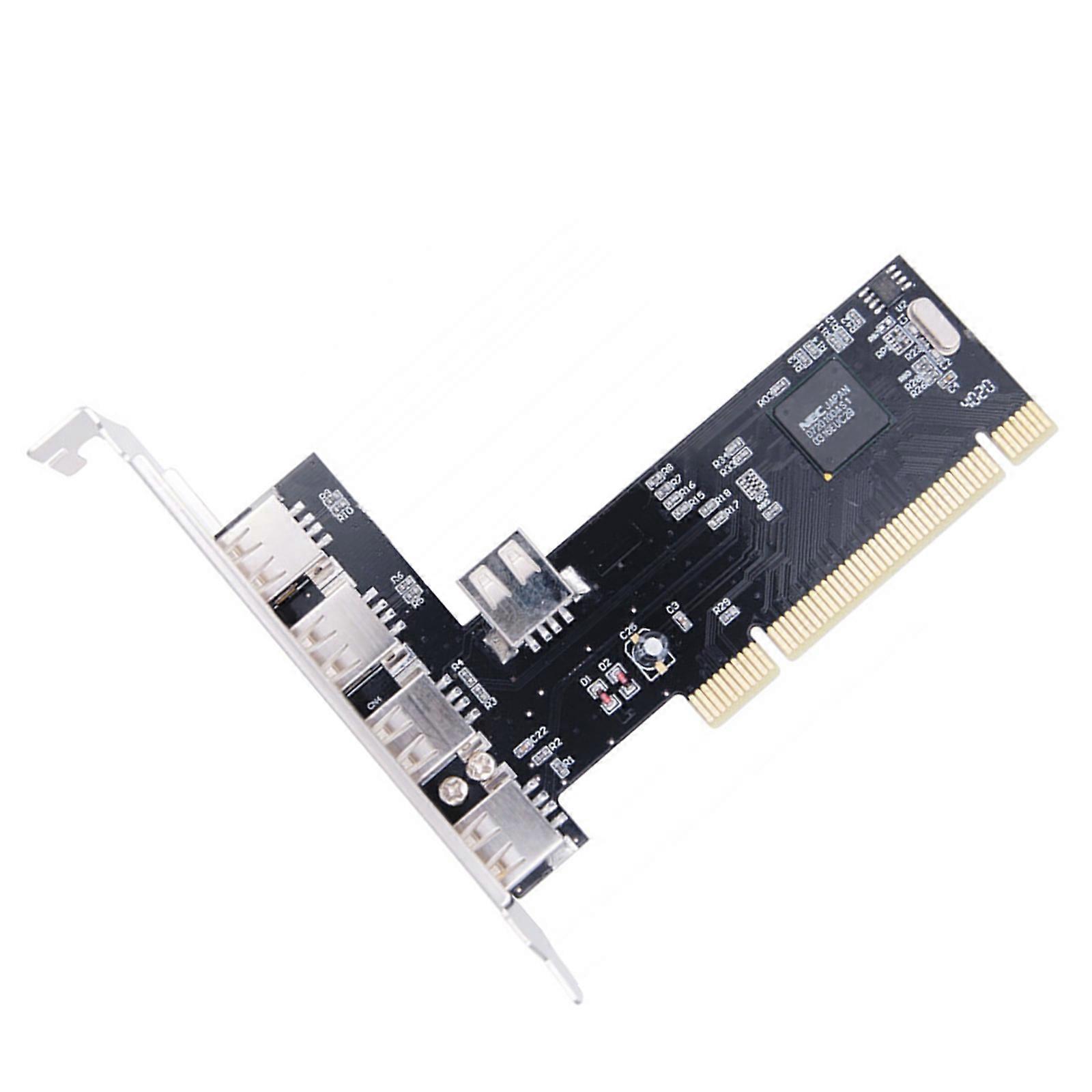 USB2.0 Expansion Card Highly Speed 1.5/12/480Mbps USB2.0 Adapter Card with 5Port for Scanners,Keyboards Mice Multicolor