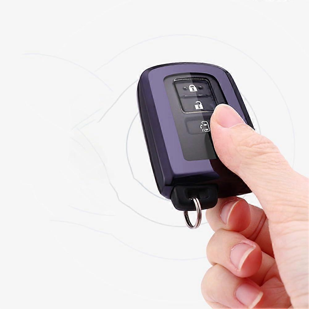 Car Key Cover  Purple SnapOn Shell, Direct Installation, Full Coverage Protection