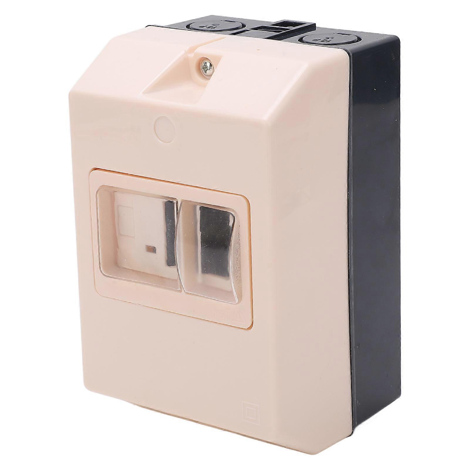 Waterproof Circuit Breaker Box Wear Proof Palm Rejection Function ABS Distribution Protection Box