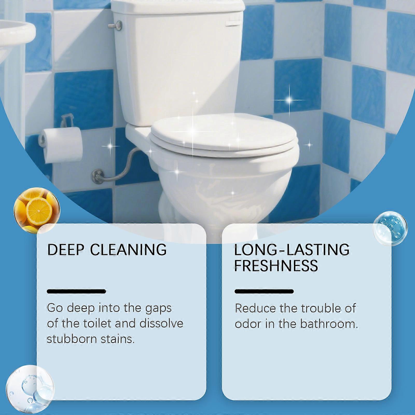 Jue Fish Toilet Descaling Tablets: Remove Dirt And Scale, Freshen Odor, Clean And Maintain, Automatic Cleaning Effervescent Tablets