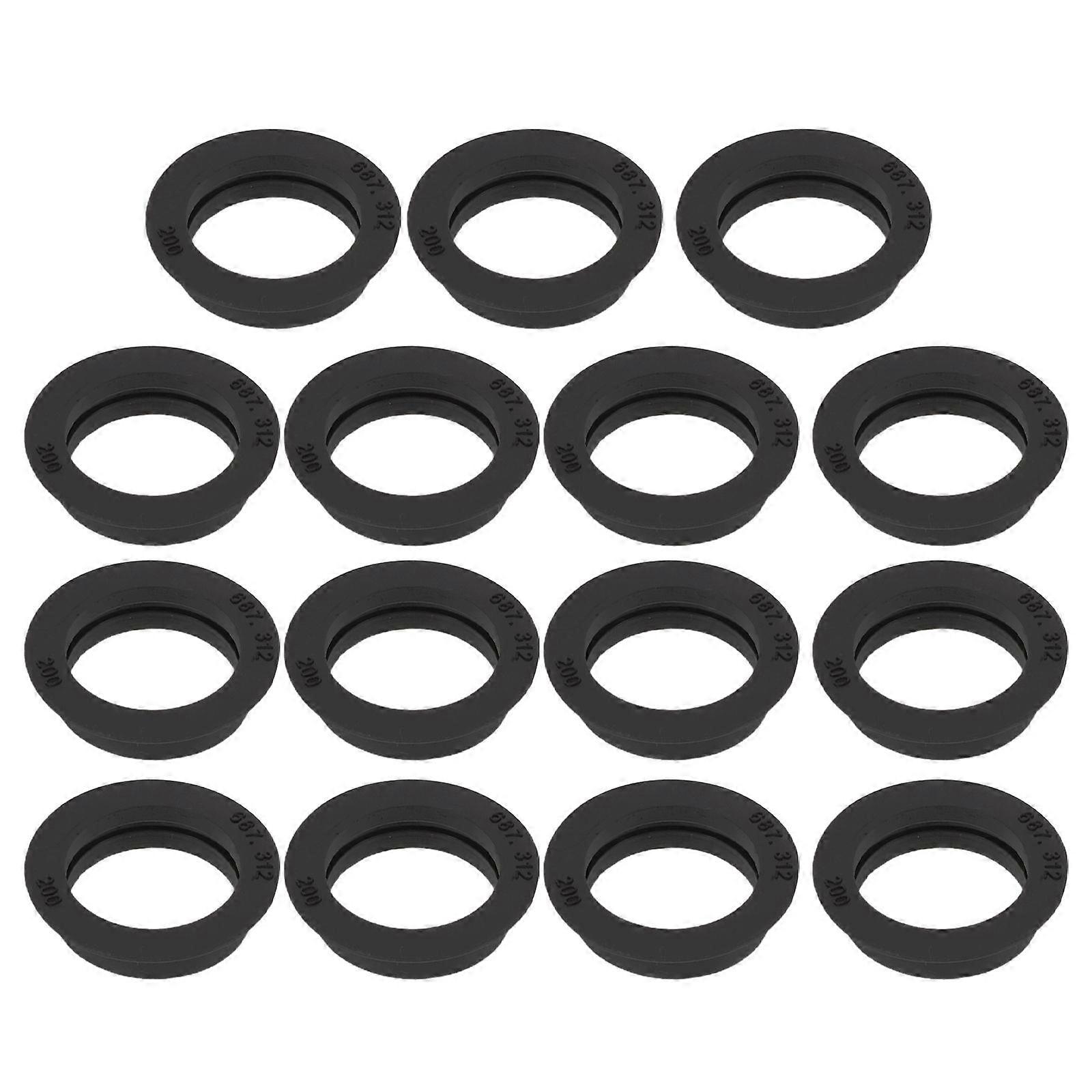 15pcs Parking Sensor Ring: Universal Waterproof Sealing Gasket for Reversing Radar & Backup Sensors - Replacement Seal for Car Rear Bumper Installatio