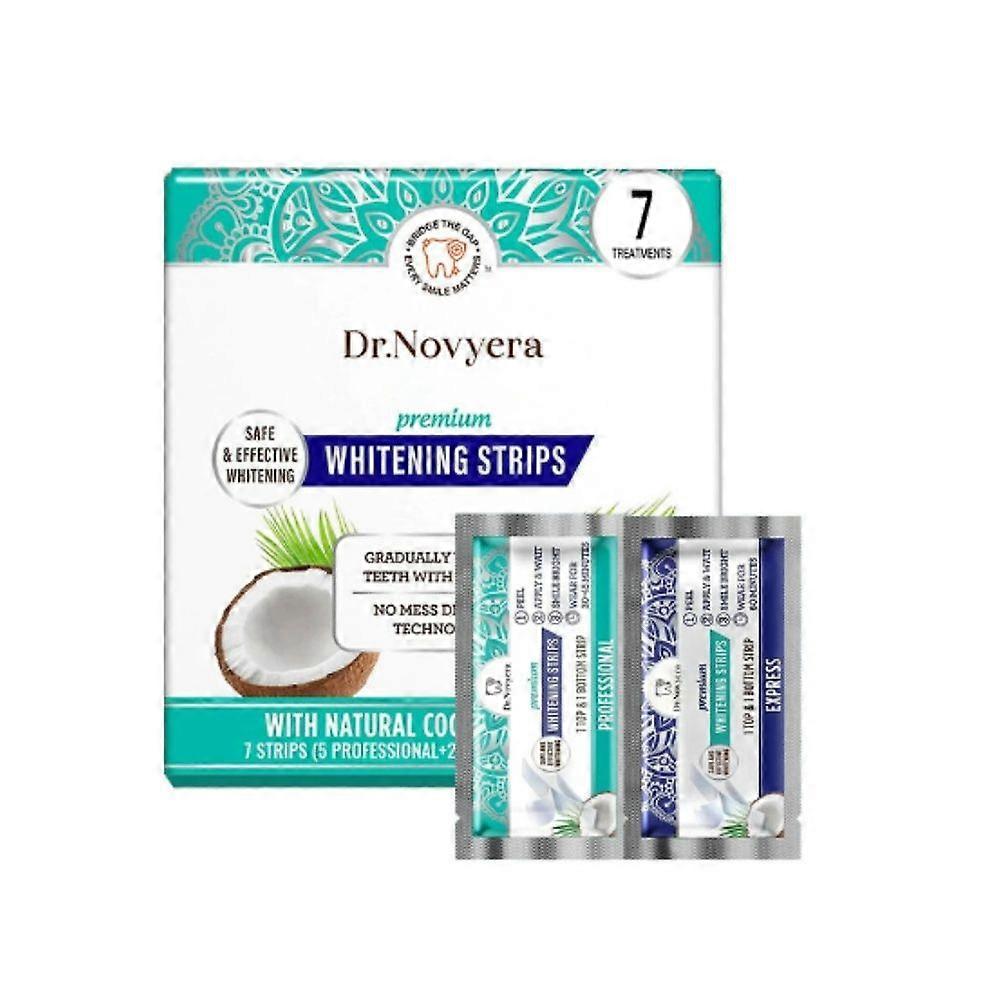 1-5Boxes Teeth Whitening Strips - 7-Day Treatment with Non-Slip, Dry Strip Technology