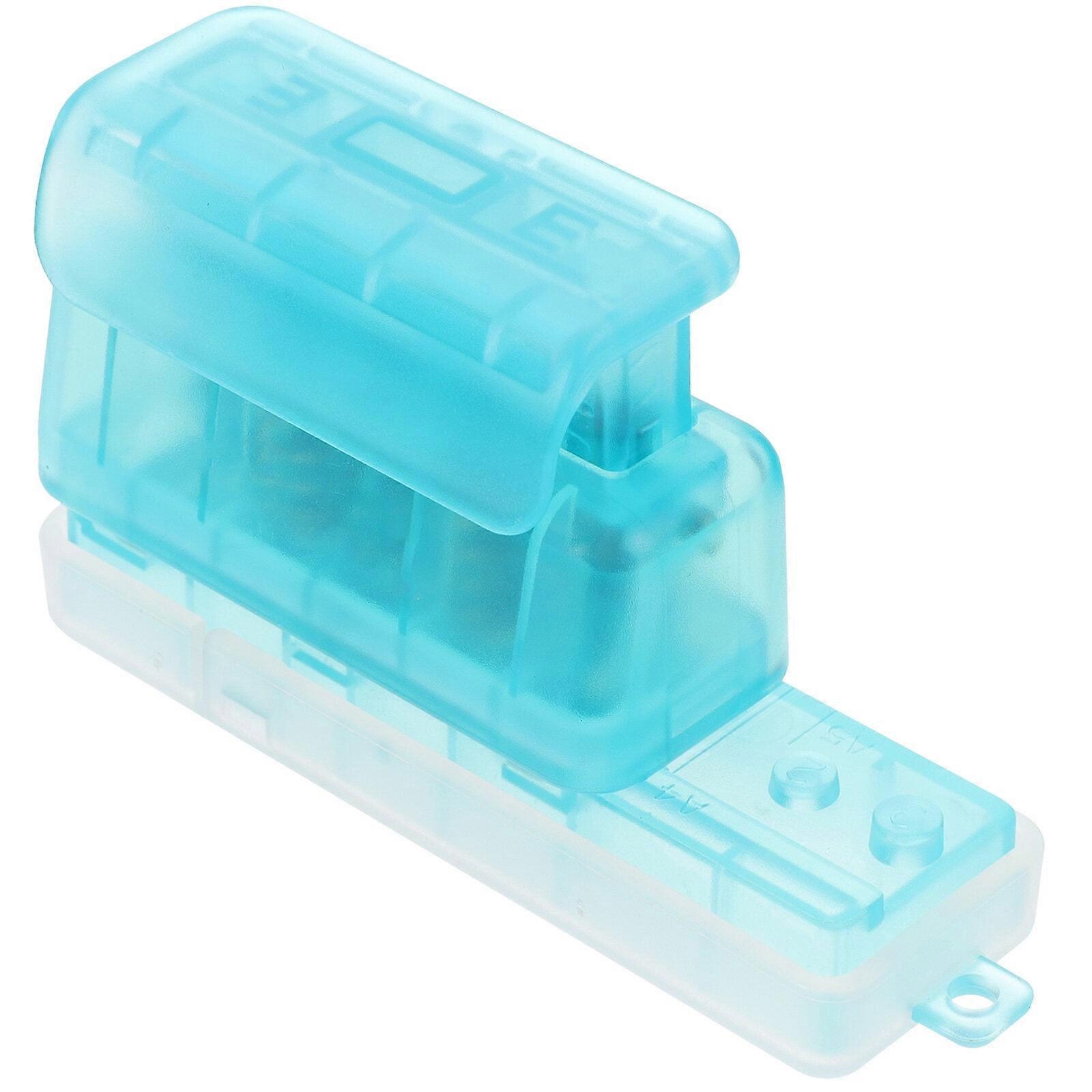 Binder Paper Hole Puncher Paper Craft Hole Punch Plastic 5-Hole Punch Tool for Office