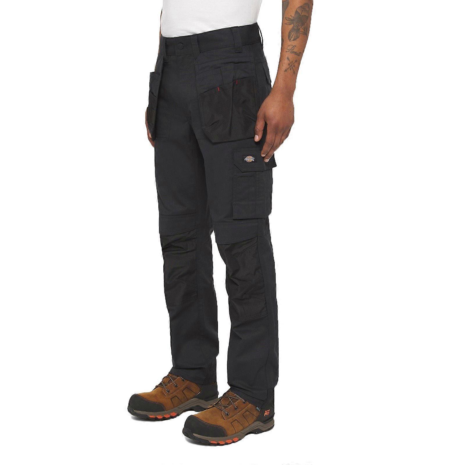 Dickies Multi Pocket Utility Polyester Men's Black Work Trousers