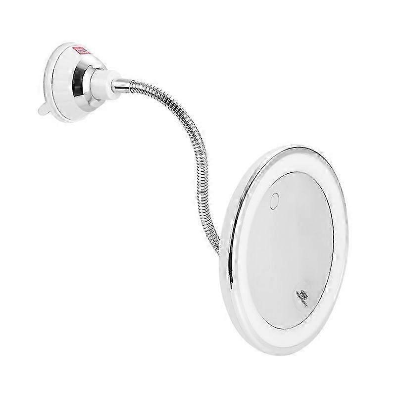 Hand Mirror, LED Mirror Light Makeup Mirror with Led Light Flexible 10X Magnifying Mirrors Light Cosmetic Miroir Vanity Mirrors