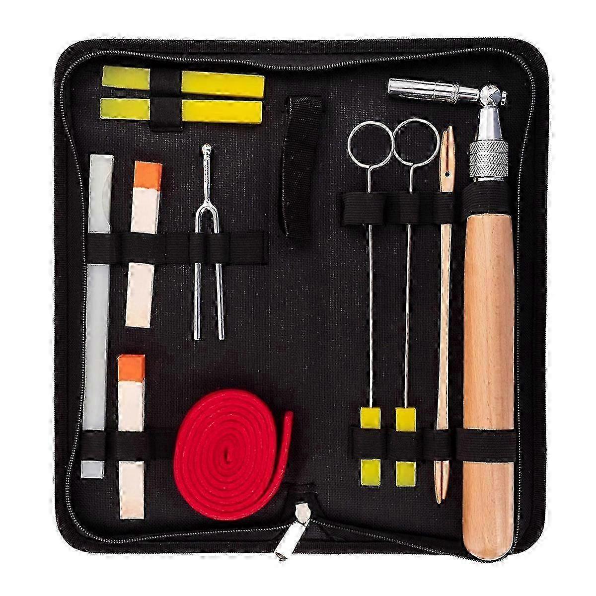 Professional Piano Tuning Kit with 12 PCS Hammer and Mute Kit - Essentials for Piano Tuning Experts