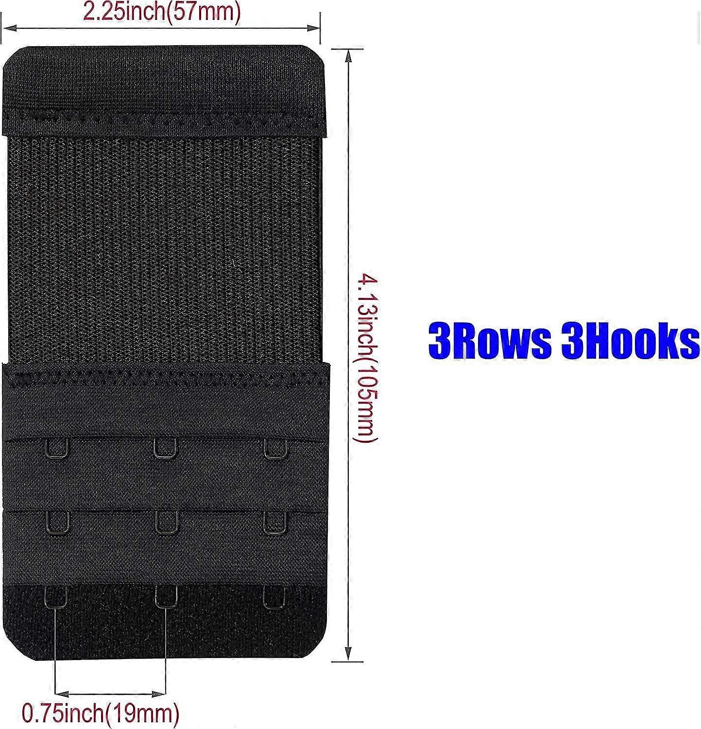 Bra Extender 3 Hook,stretchy Soft And Comfortable Bra Strap Extender