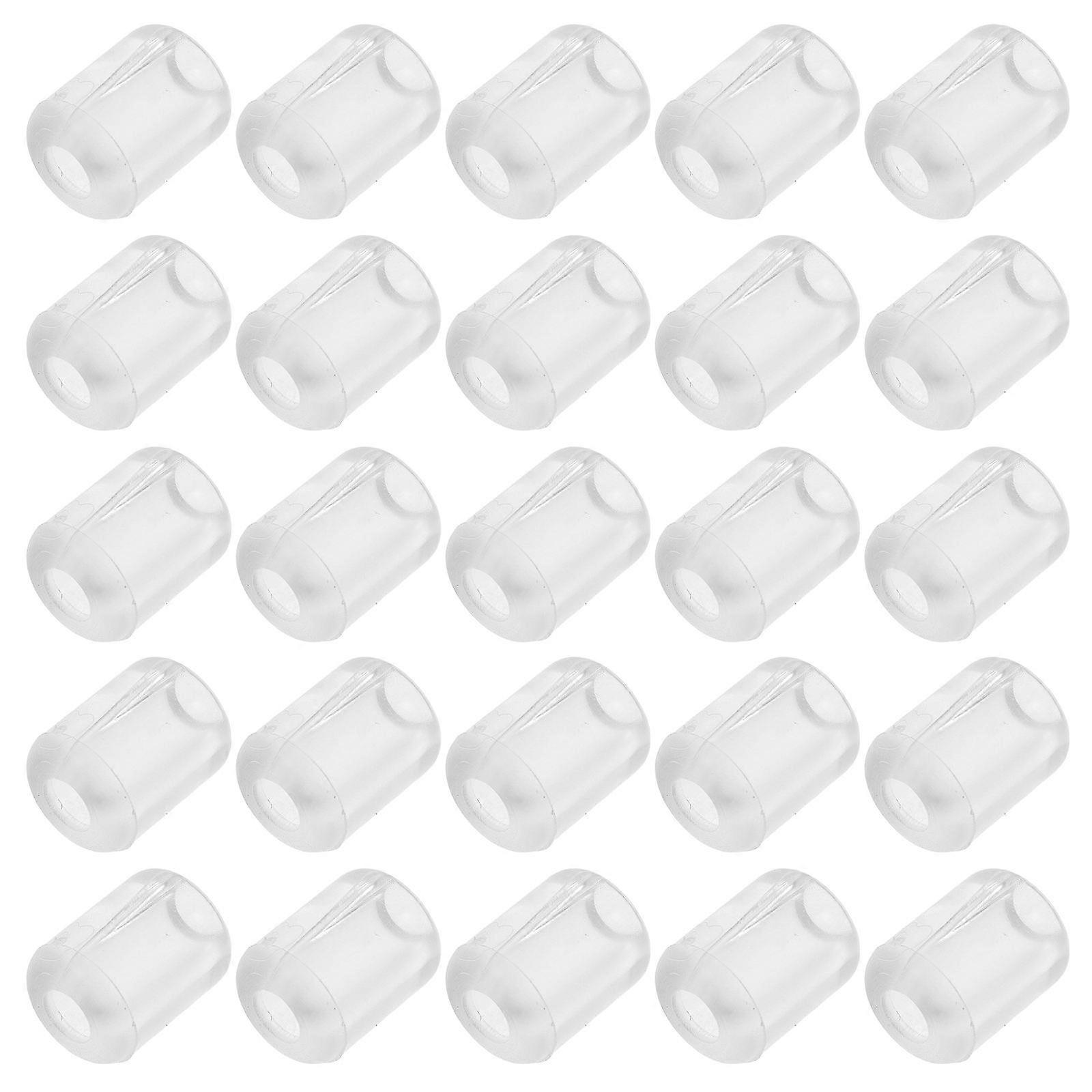 Display Control Peg Hook Stoppers for Retail Organization 90Pcs Transparent PVC