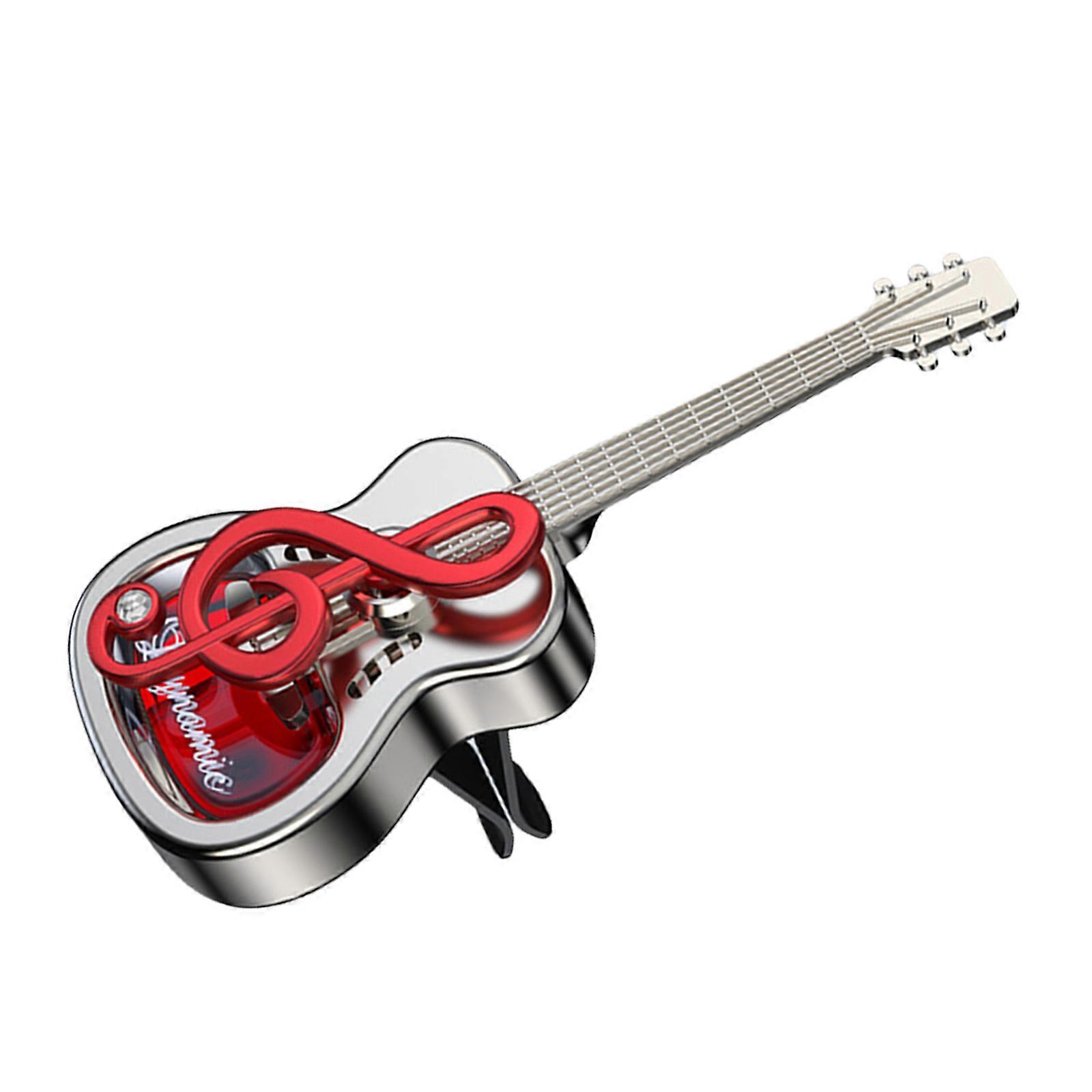 Guitar Shape Air Freshener Perfume Scent Diffuser Air Vent Mount Fragrances Essential Oil Diffuser Fragrances Dispenser Multicolor