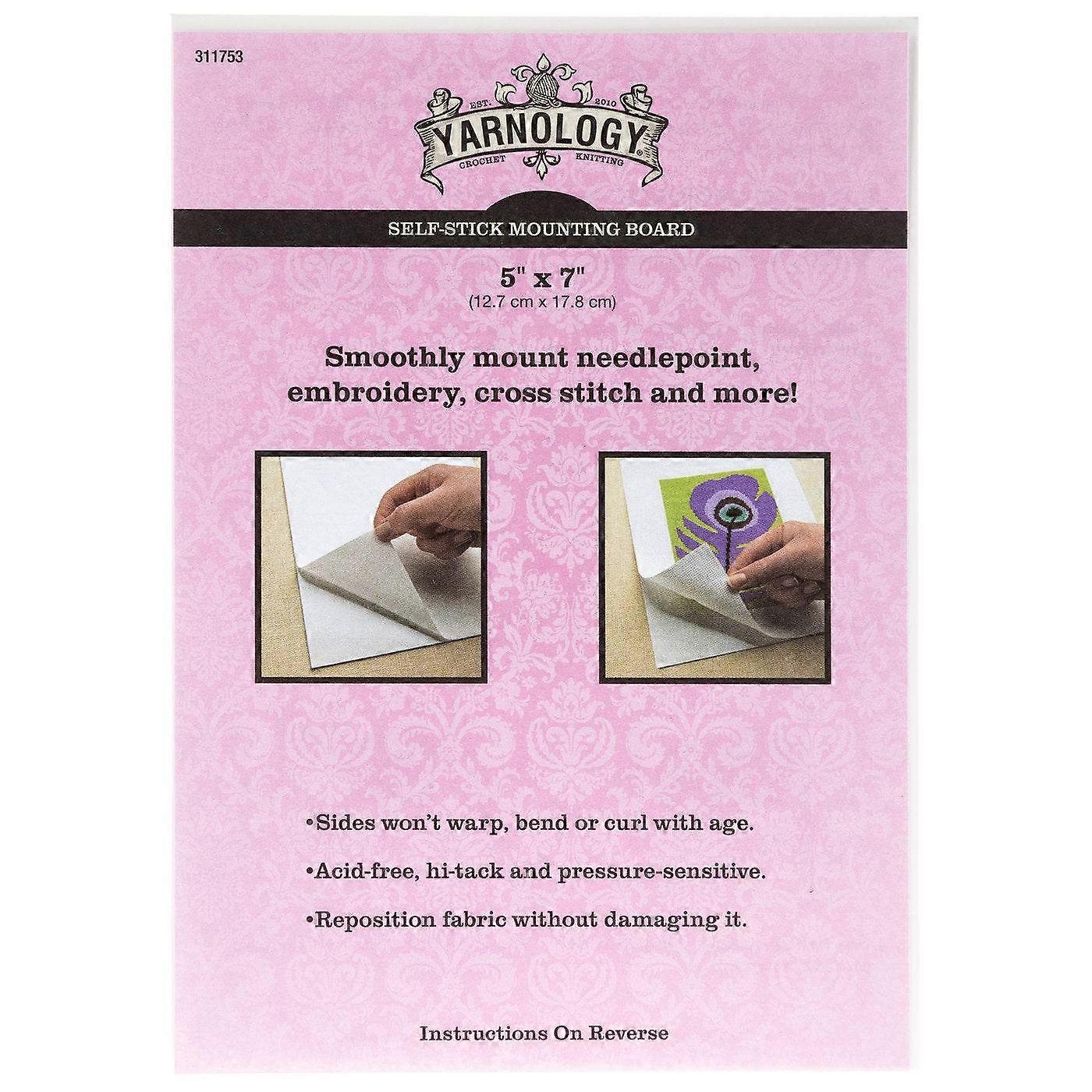 Yarnology 自粘安装板，5 X 7