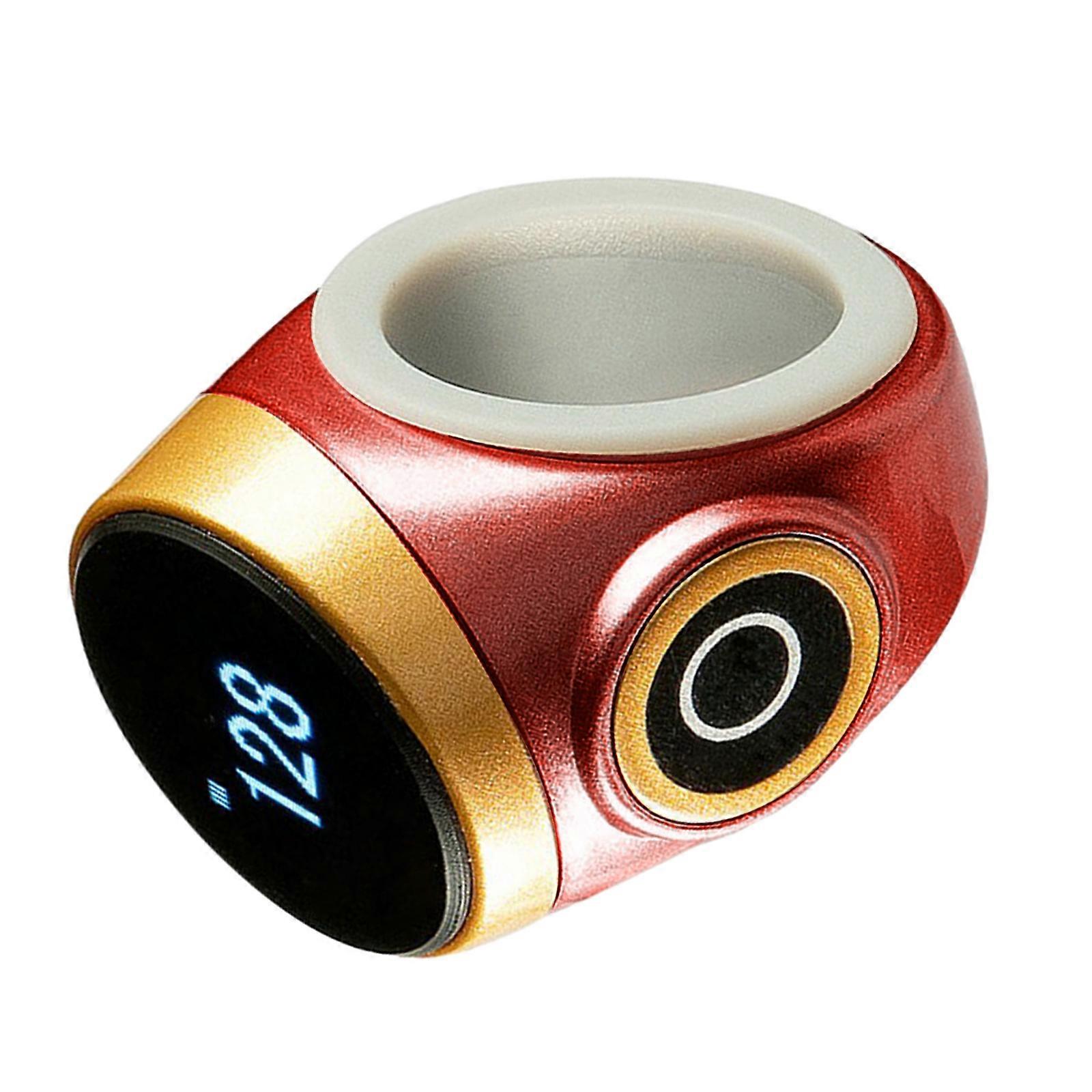 Intelligent Counter Rings Style Counter Waterproof Digital Counter Reliable Counter Easily Keep Count & Stay Connectes  Claret