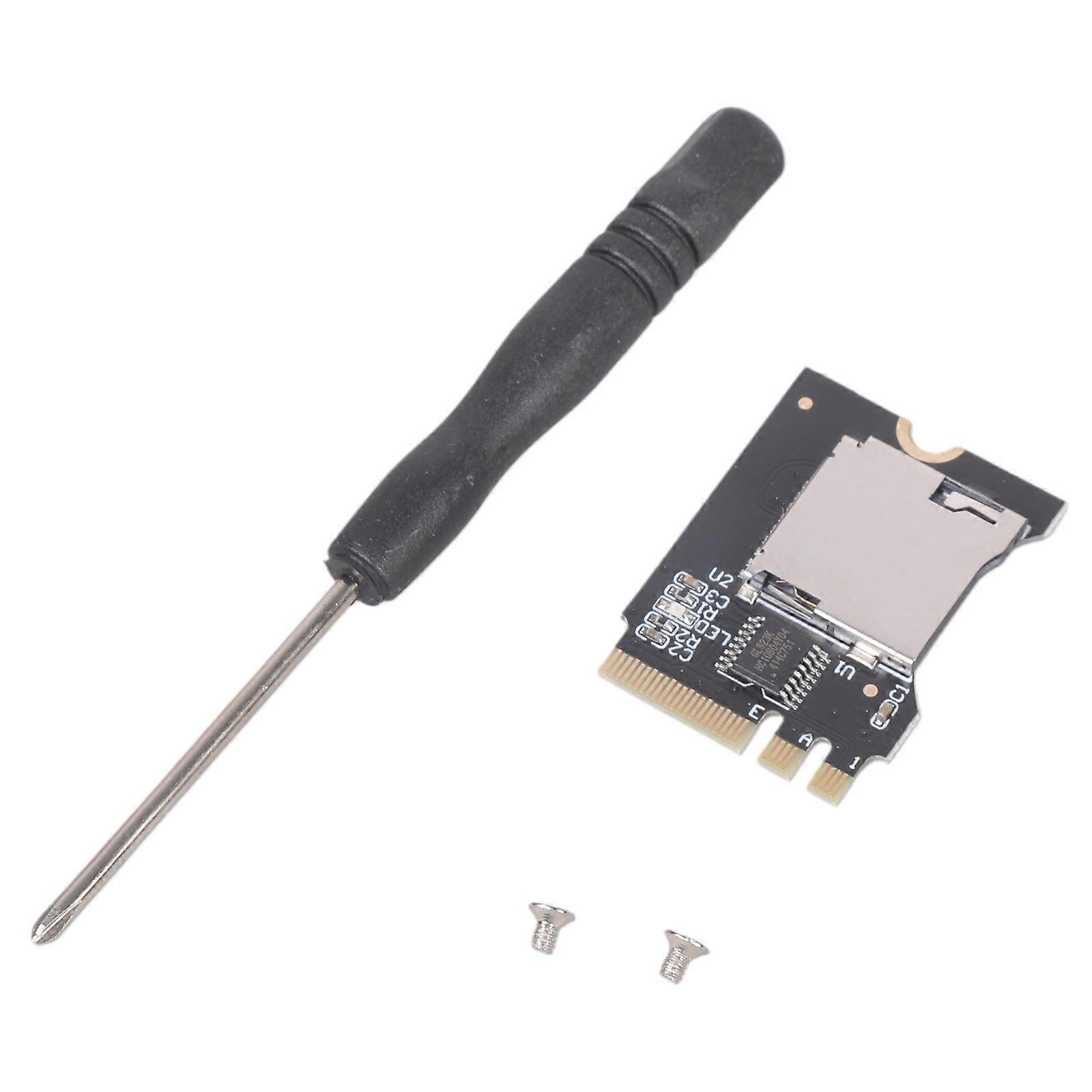 M.2 NGFFs Key A+E WIFI Slot to SDXC T-Flash Card Reader T-Flash Card M.2 A+E Card Adapters Kit Multicolor