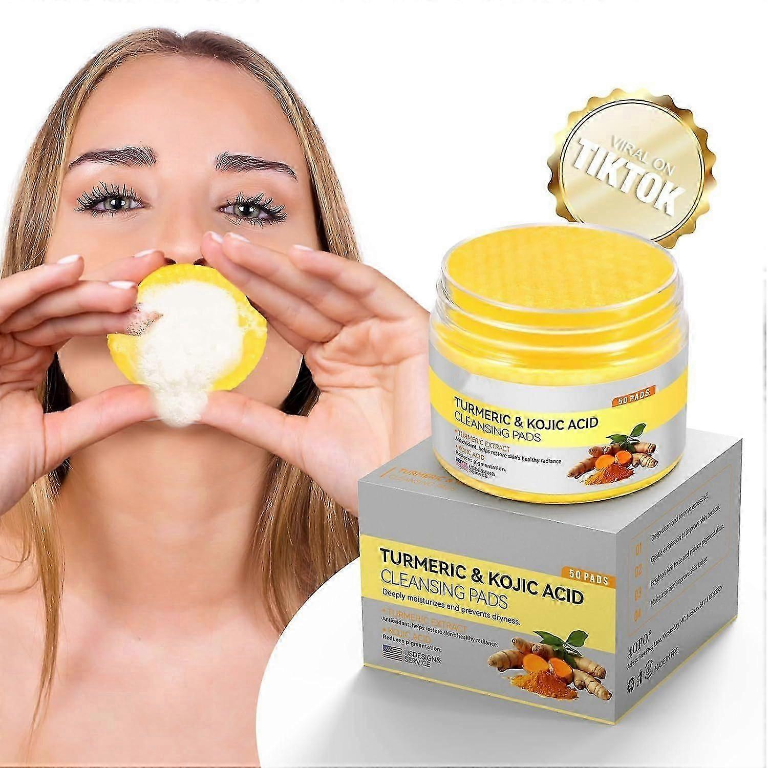 Kojic Acid Turmeric Cleansing Pads 50pads