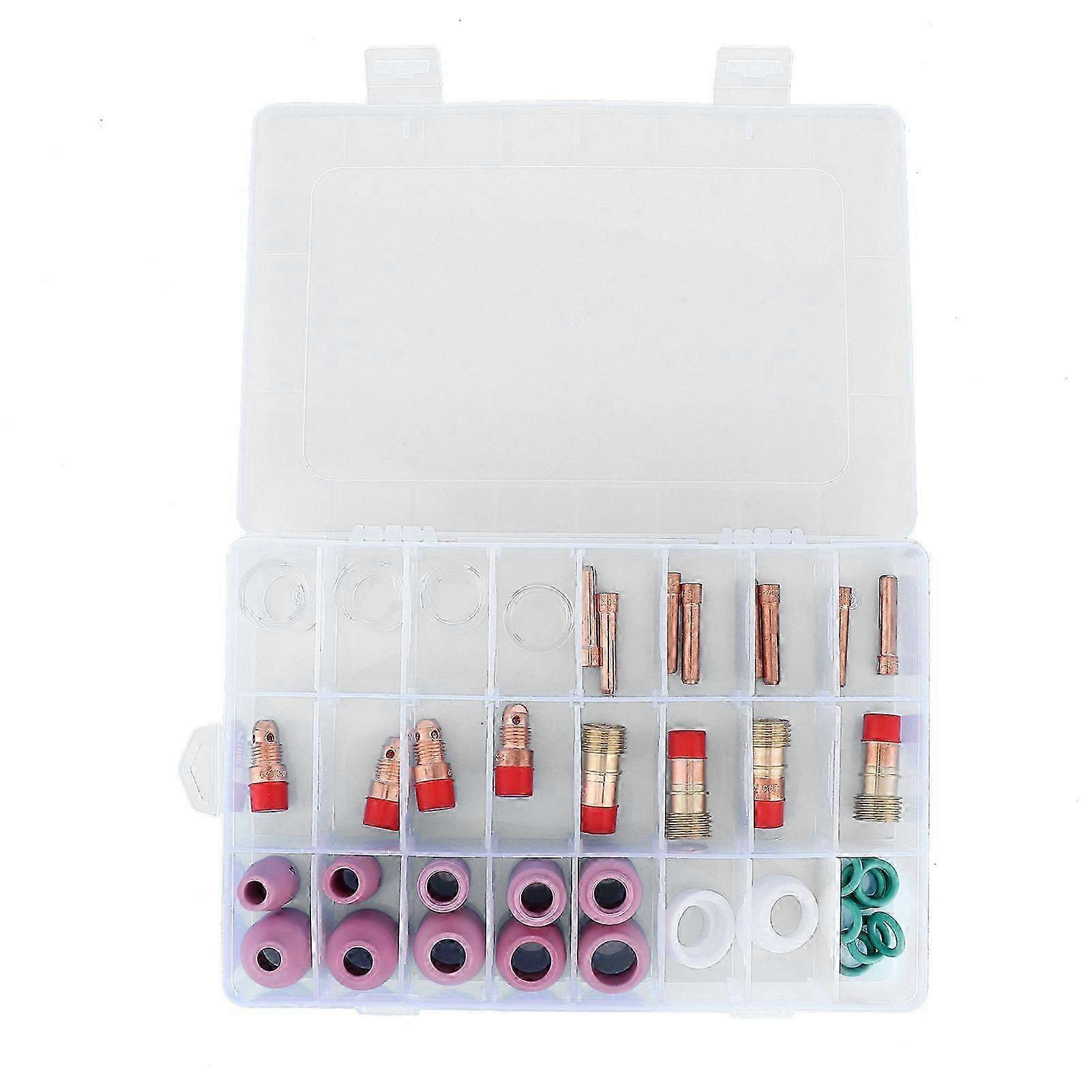 welding nozzle torch TIG gas lens 40pcs set for WP171826 repairing tool