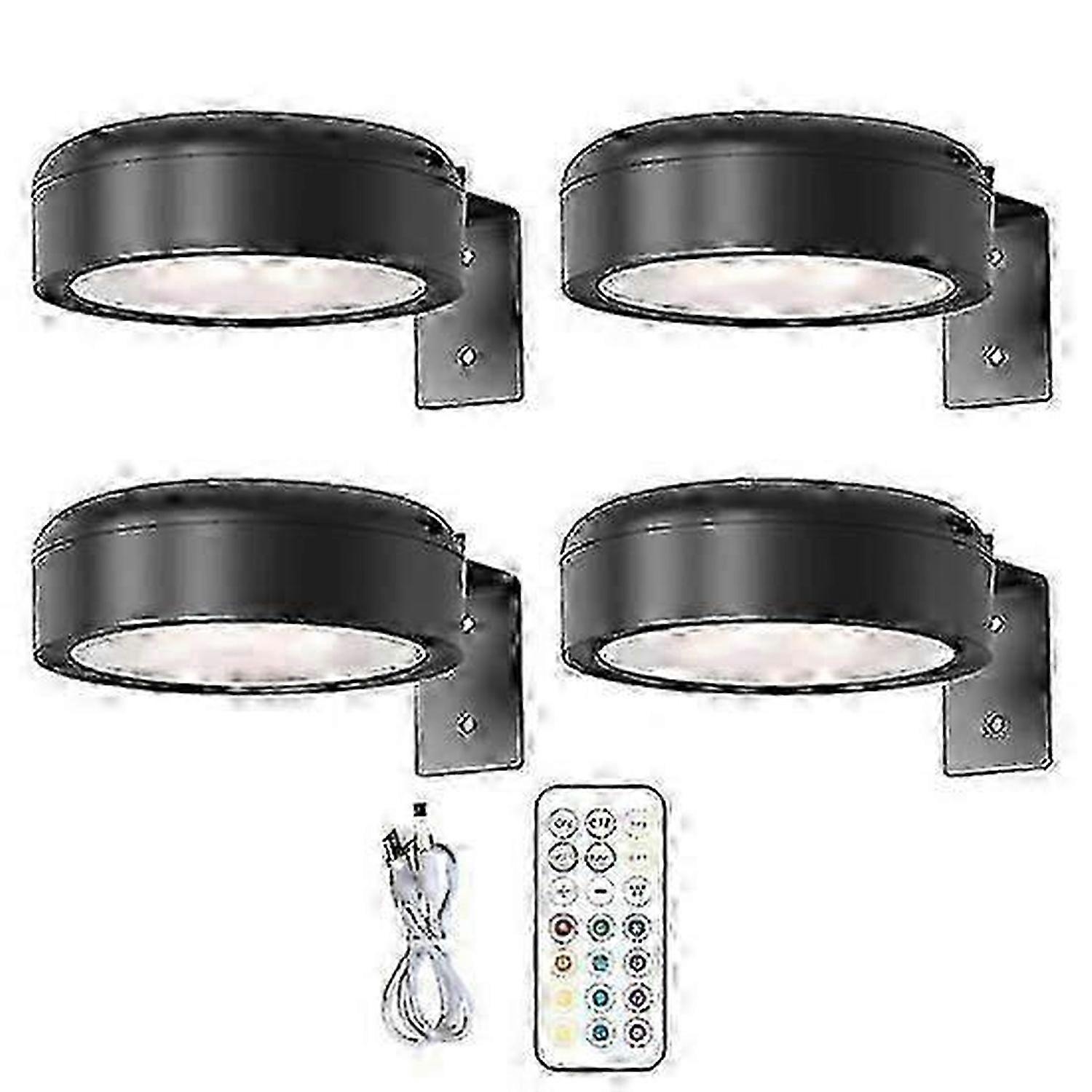 Wall-mounted Wireless Picture Light with Remote Control Dimmable Battery Operated Adjustable 13-Color RGB Painting Light