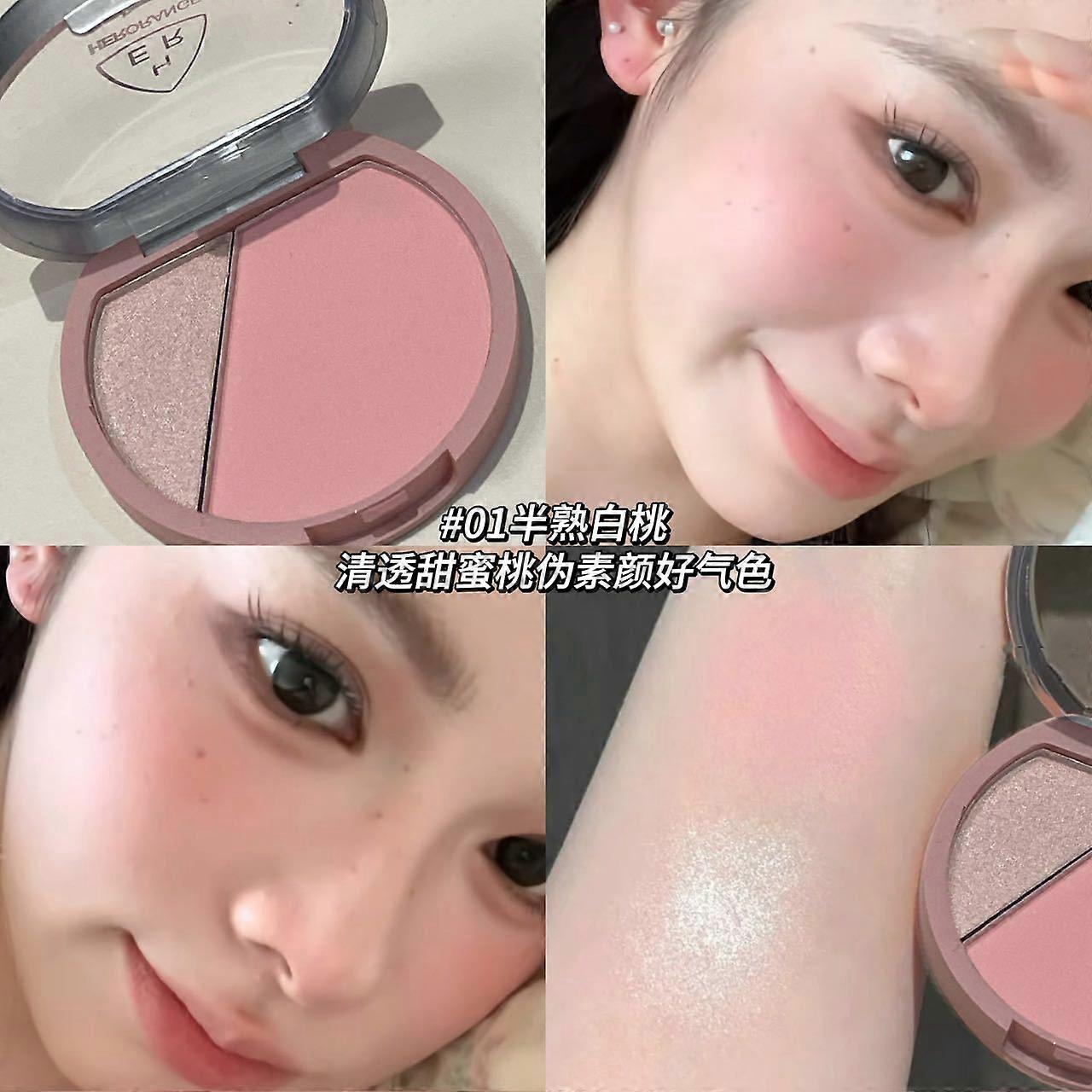 Vibrant Highlighter & Blush Palette: A multi-purpose palette for highlighting, brightening, plumping, and shrinking blushes in one shade.