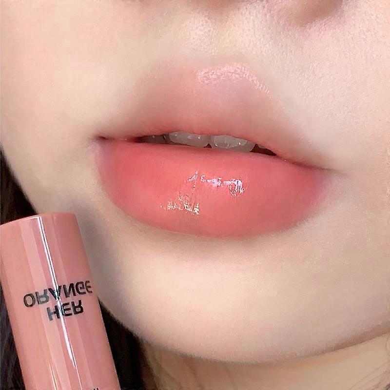 A shimmery, glossy mirror-like lip gloss that's popular online, long-lasting, and forms a glossy, glass-like finish.