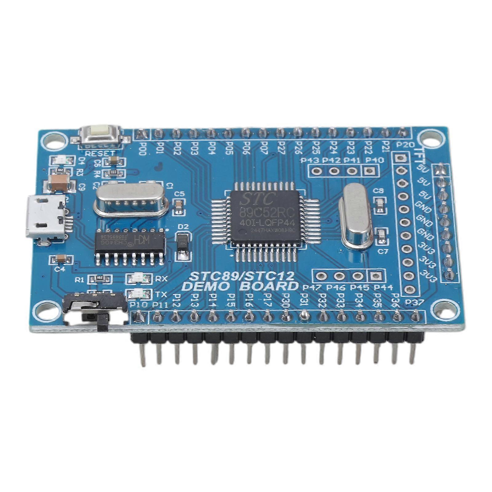 STC89C52 STC51 Cores Development Learning Board for Educational and Research Purposes Multicolor