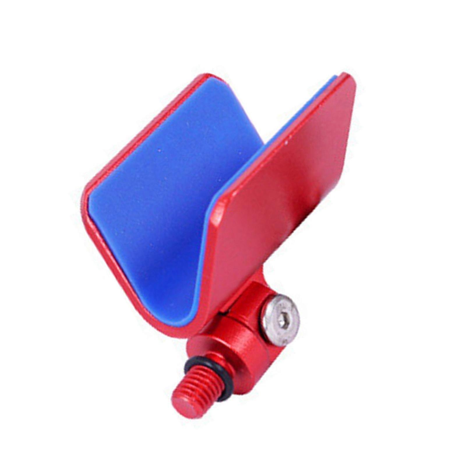 ראש מעמד תמיכת חכה בצורת V כני דיג ראש סוגר מוט 8 מ"מ חוט אוניברסלי ראש מחזיק מוט אלומיניום אדום