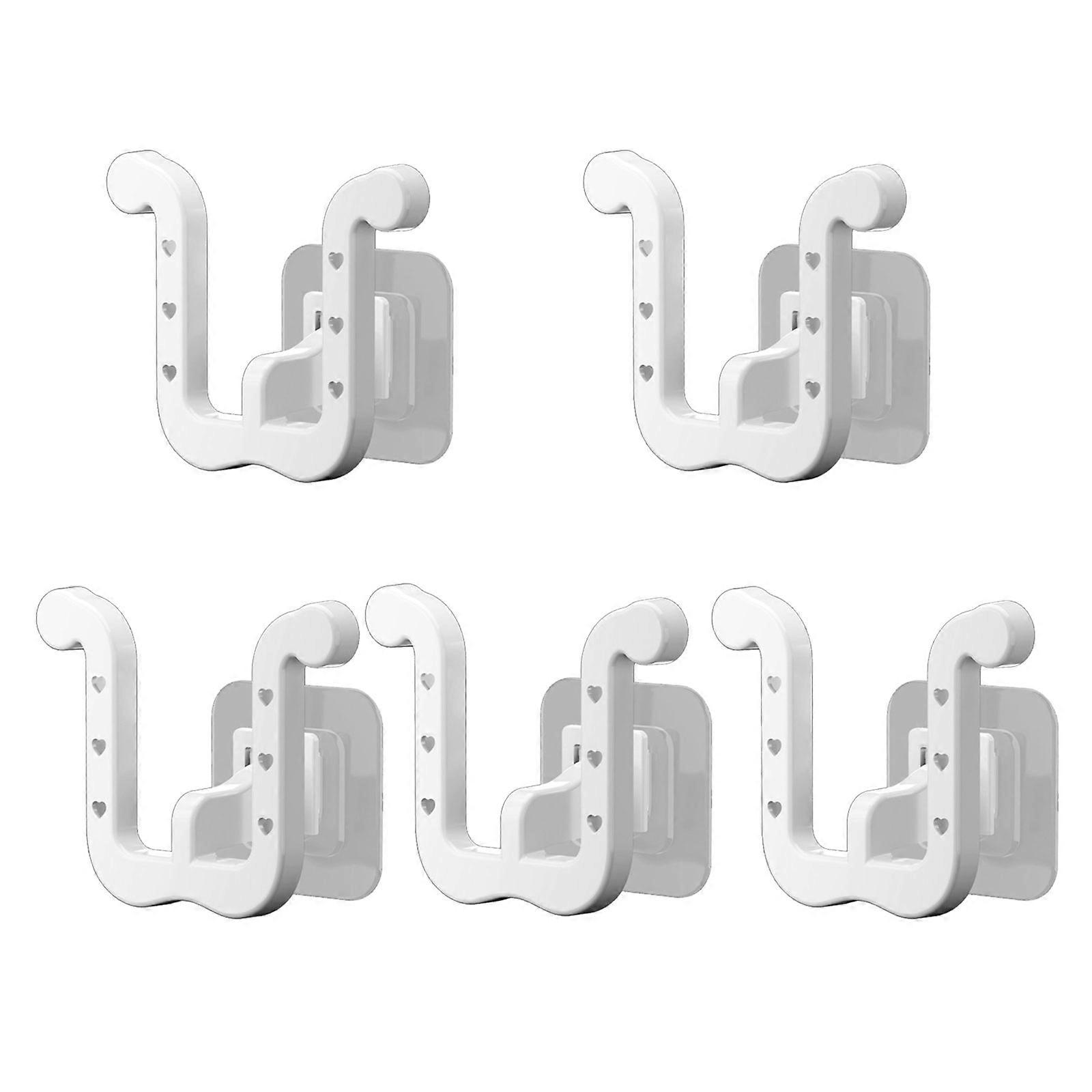 Stylish and Multifunctional U Shape Slipper Storage Rack Home Accessory for Neat and Organized Space Saving Designs  White