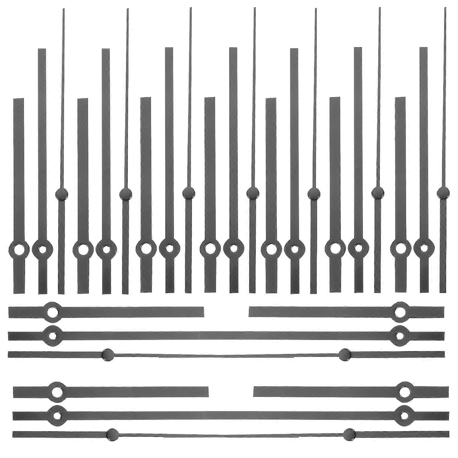 Clock Pointers Plastic Elegant Wall Clock DIY Accurate Time Indication 6.60X0.20X0.16in 10 Sets