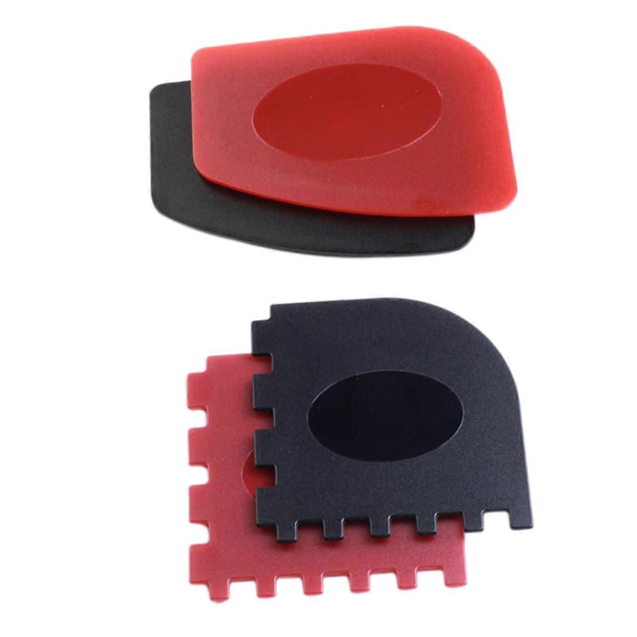 Cast Iron and Grill Pan Scraper Set 4pcs for Effective Residue Removal Fits Skillet Ridges