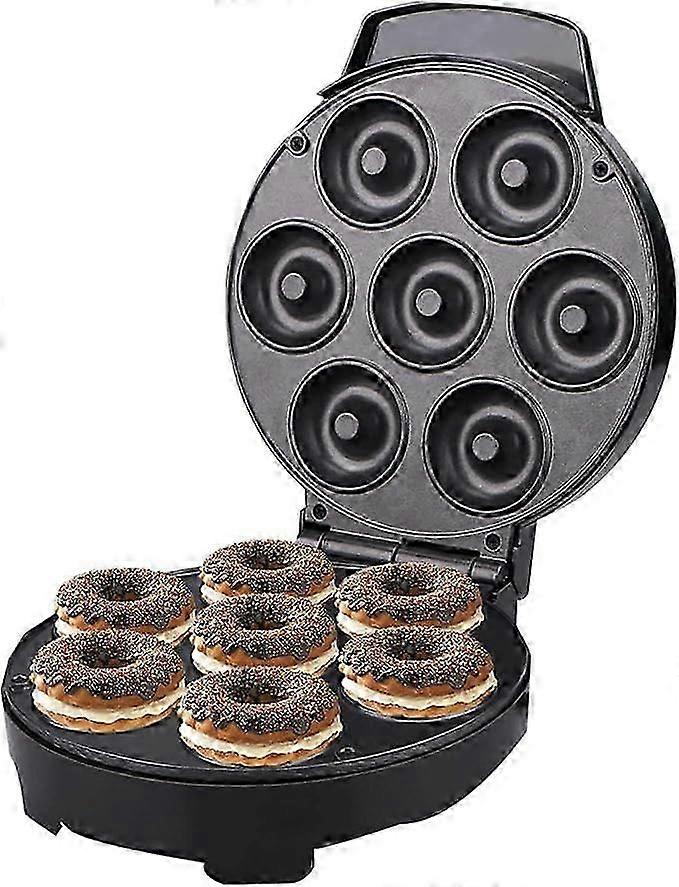 Mini Donut Maker 1000W 220 (V) Machine à beignets électrique 7 pièces avec revêtement en téflon antiadhésif pour un usage commercial domestique