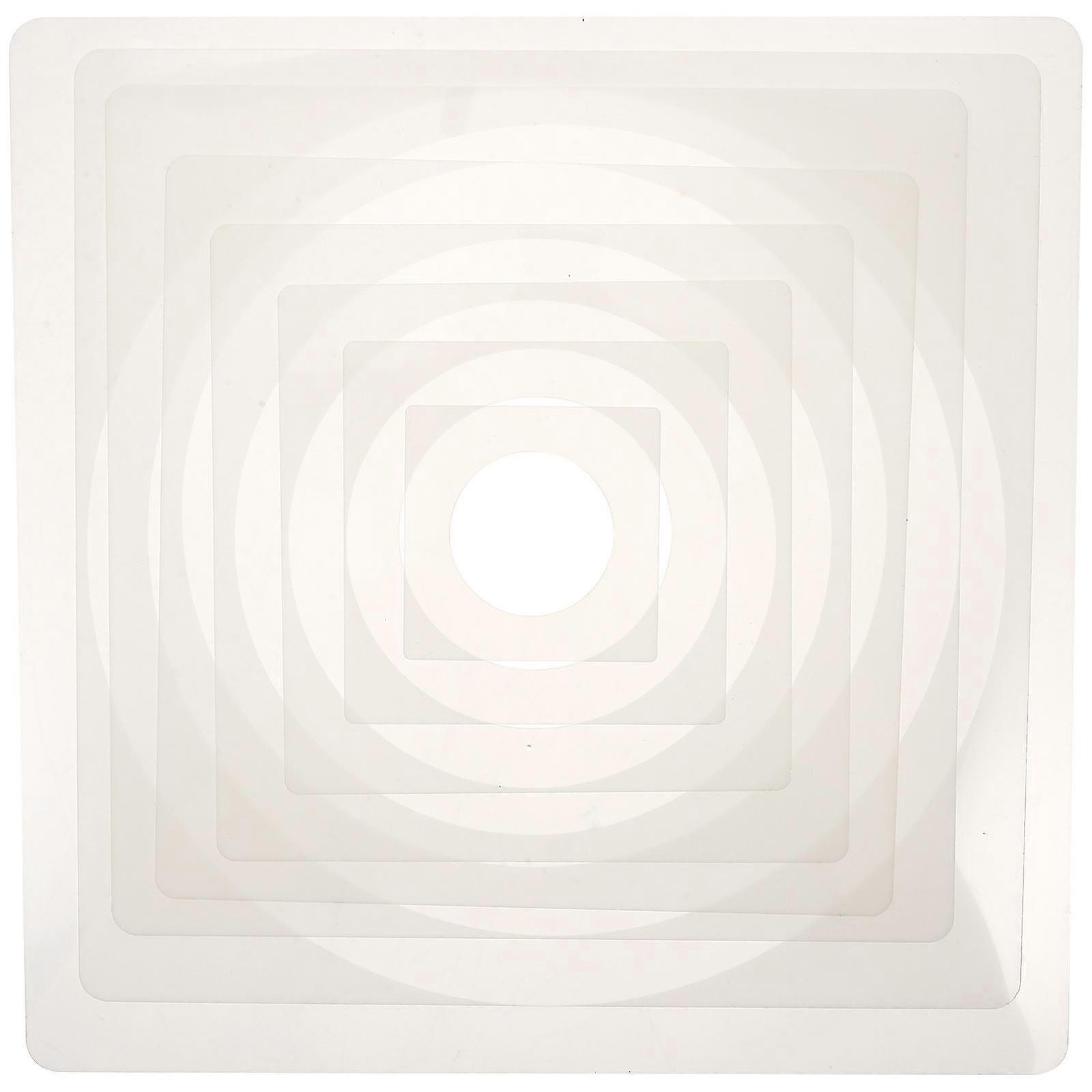 8Pcs Circle Shape Drawing Templates Creative Painting Stencils DIY Templates