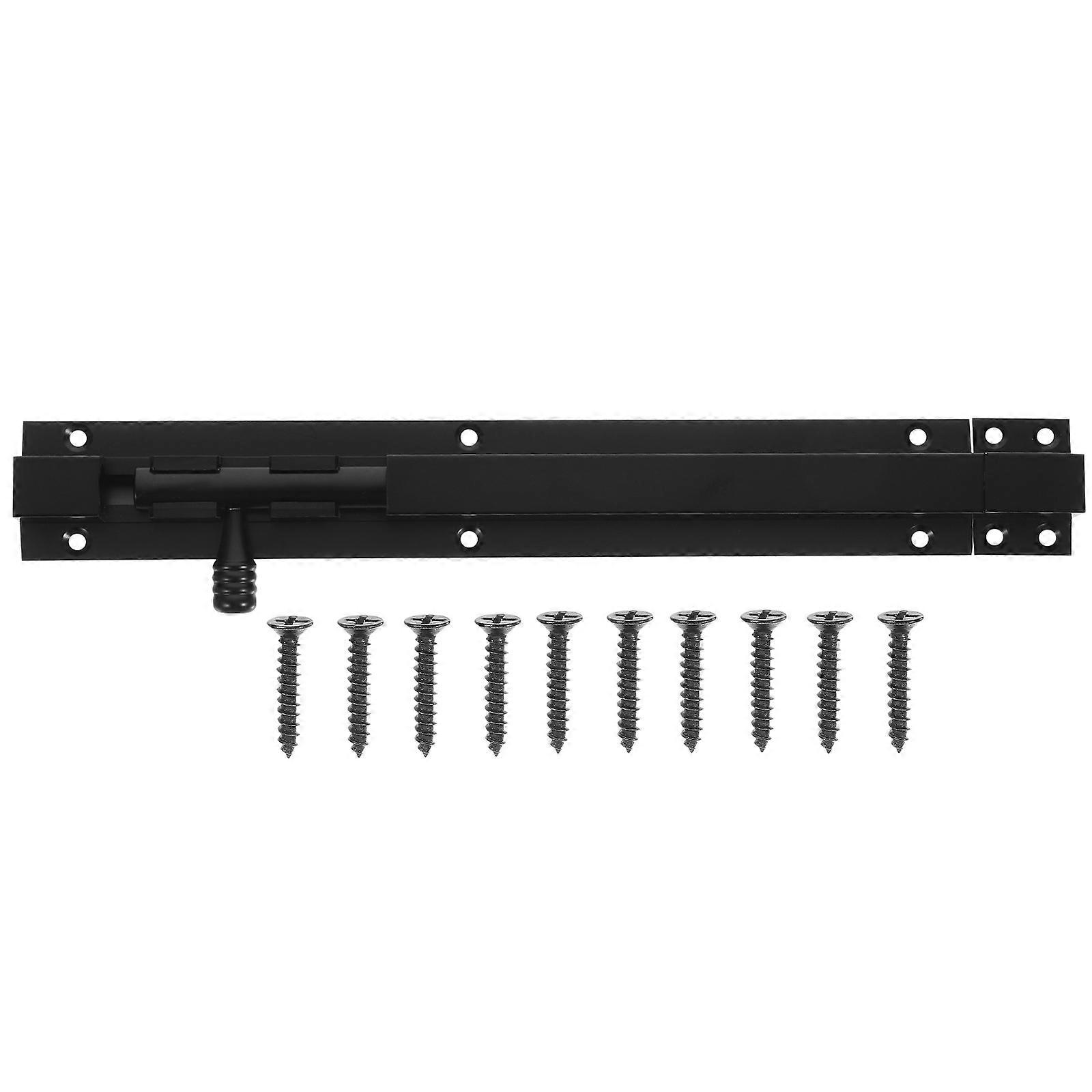 Aluminum Alloy Security Lock with Bolt Core for Home Black