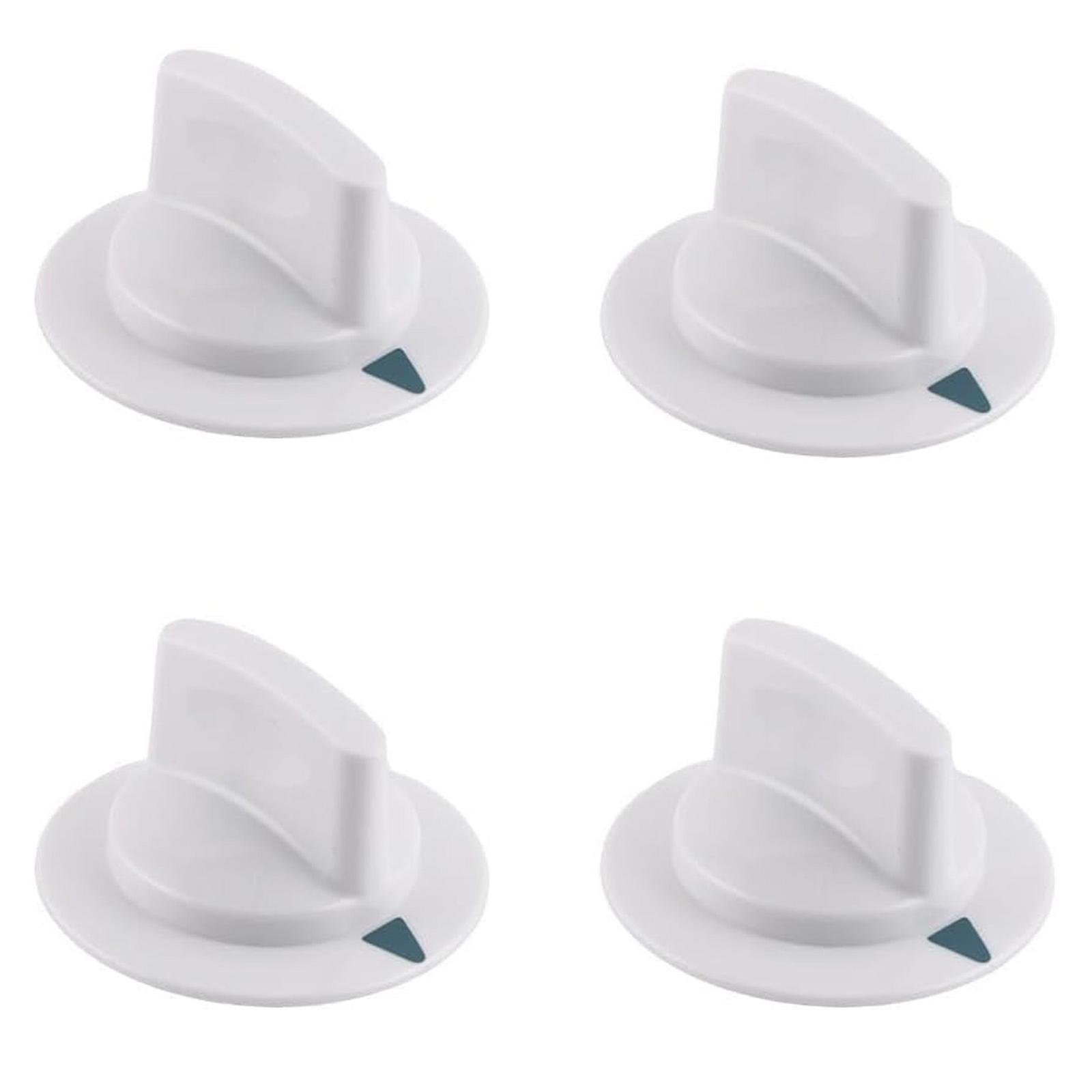 Pack of 4 Dryer Control Knobs with Reinforced Construction Replacement Part for Ensuring Long Lasting Performances Multicolor