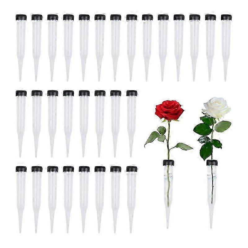 Blomrör, 50-pack, plaströr, vattenrör för blommor
