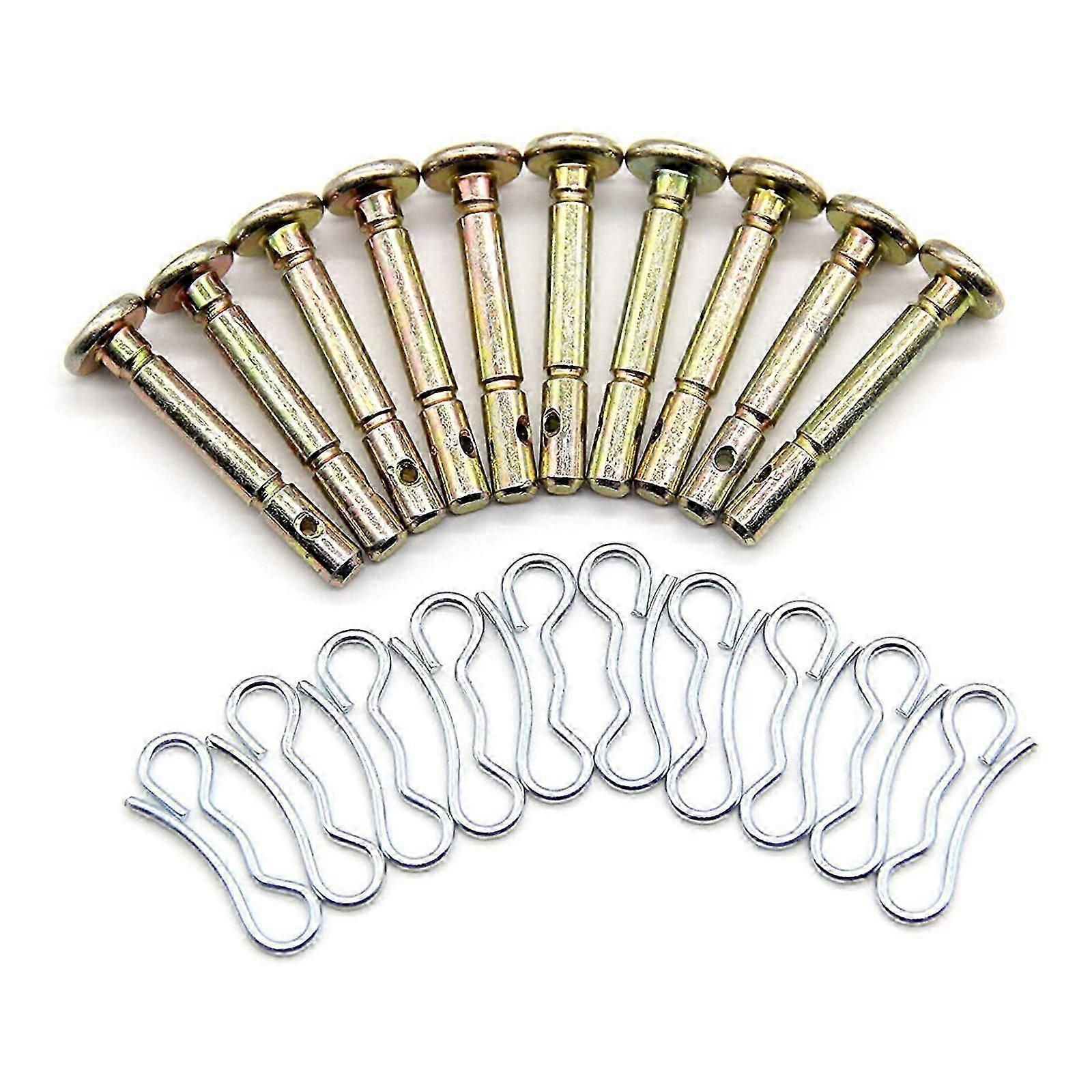 Comprehensive Snowblower Replacement Kit with 10Pcs Shear Pin and 10Pcs Cotter Pin for Easy Maintenance