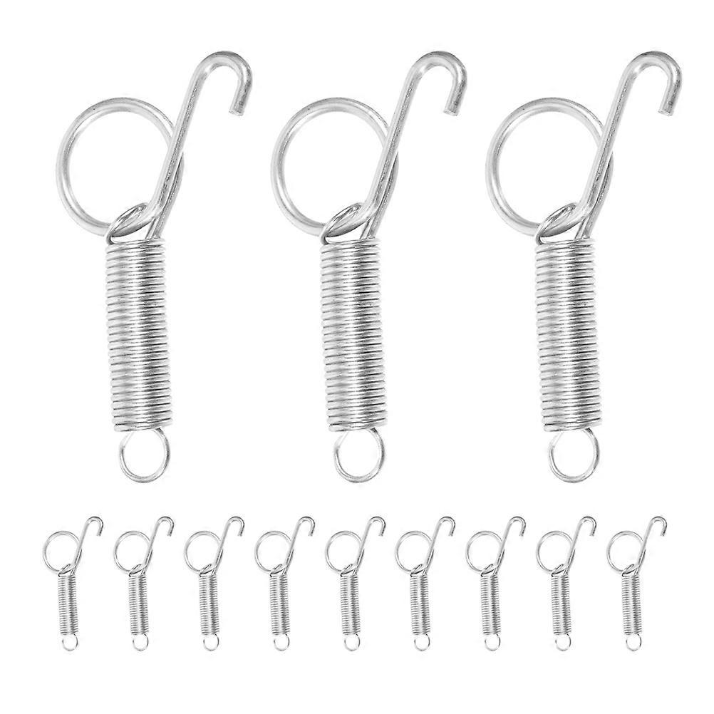 100Pcs Multifunctional Spring Latch Hook for Rabbit Cage Door Fixing
