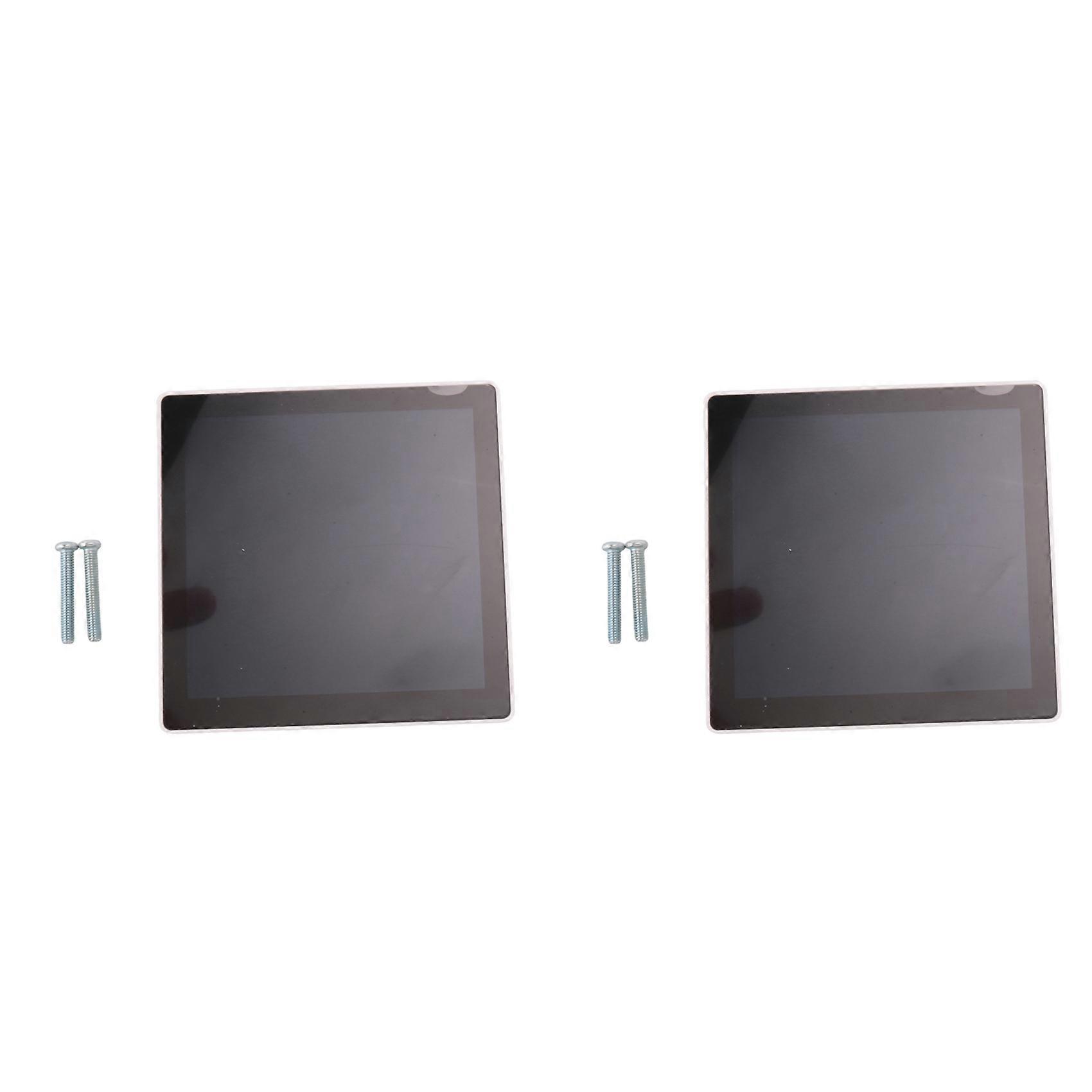 2X Tuya Smart Home Multiple Zigbee Smart Home Control Panel 4 Inch Switch Panel In-Wall Touchscreen for Home-EU Plug