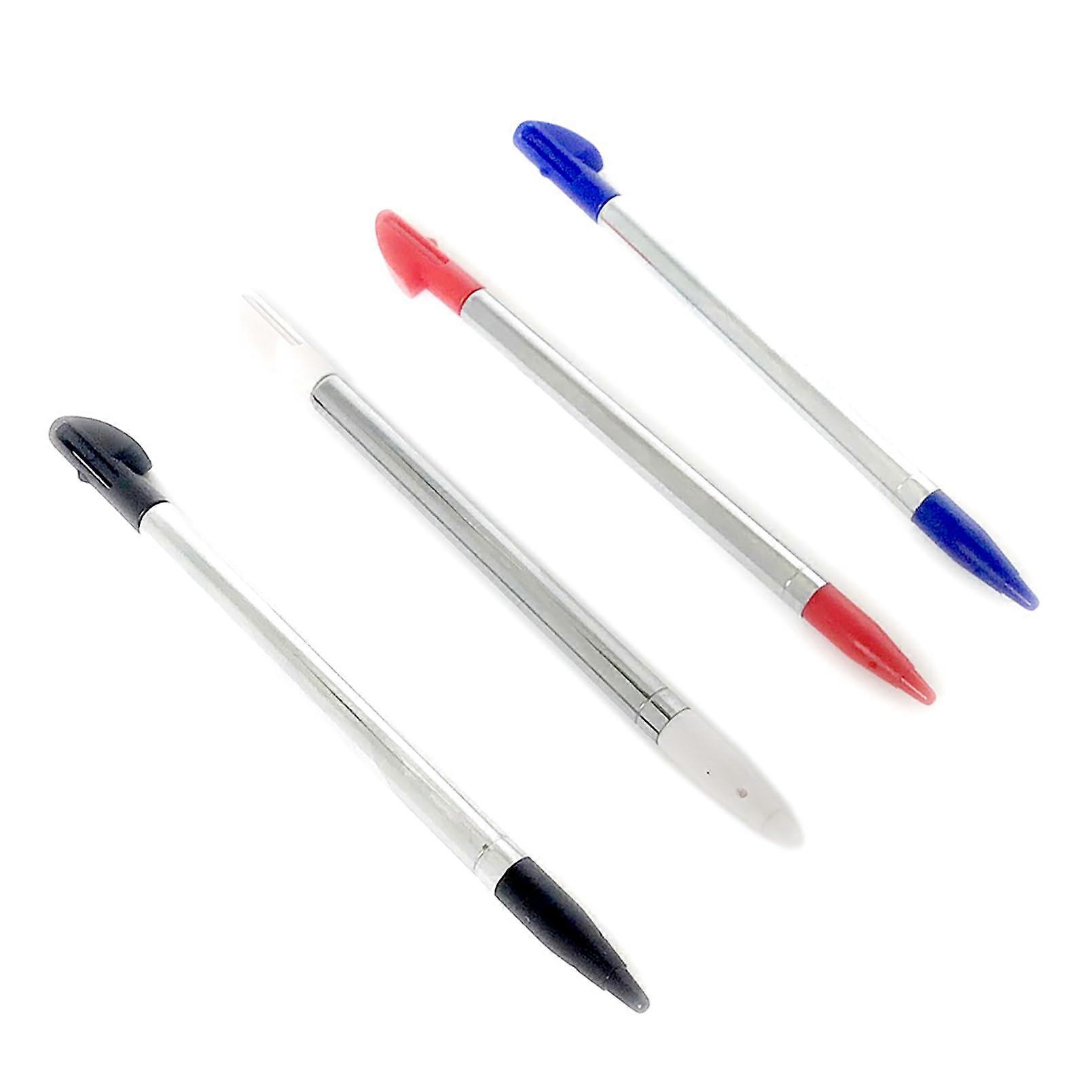 Stylus Set of 4 Telescopic Metal Touch Pens for Nintendo 3DS XL LL Precise Control