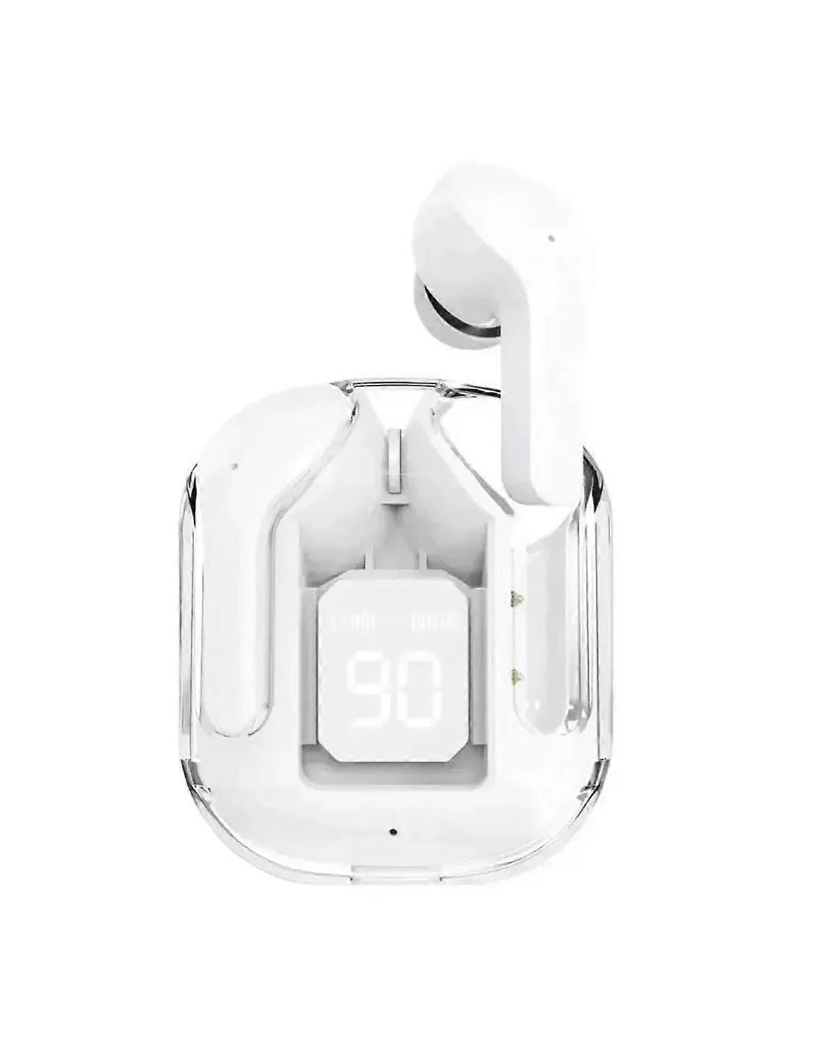 Bluetooth Headset TWS AIR31 Transparent Wireless Earbuds HIFI Sound Quality Bluetooth 5.3 Compatible with All Smartphones White