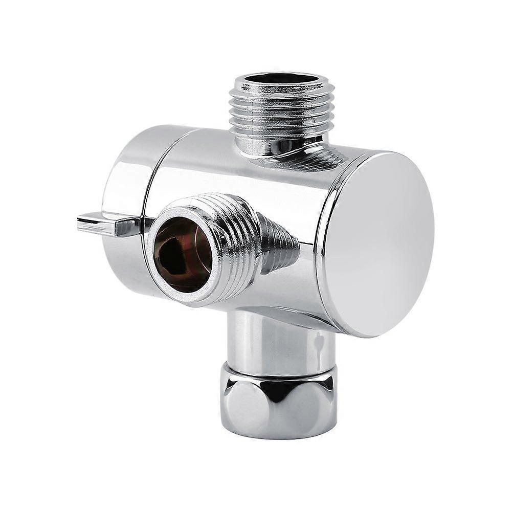 3 Way Shower Diverter Valve with Adjustable Water Flow, G1/2 Switch for Bidet and Shower
