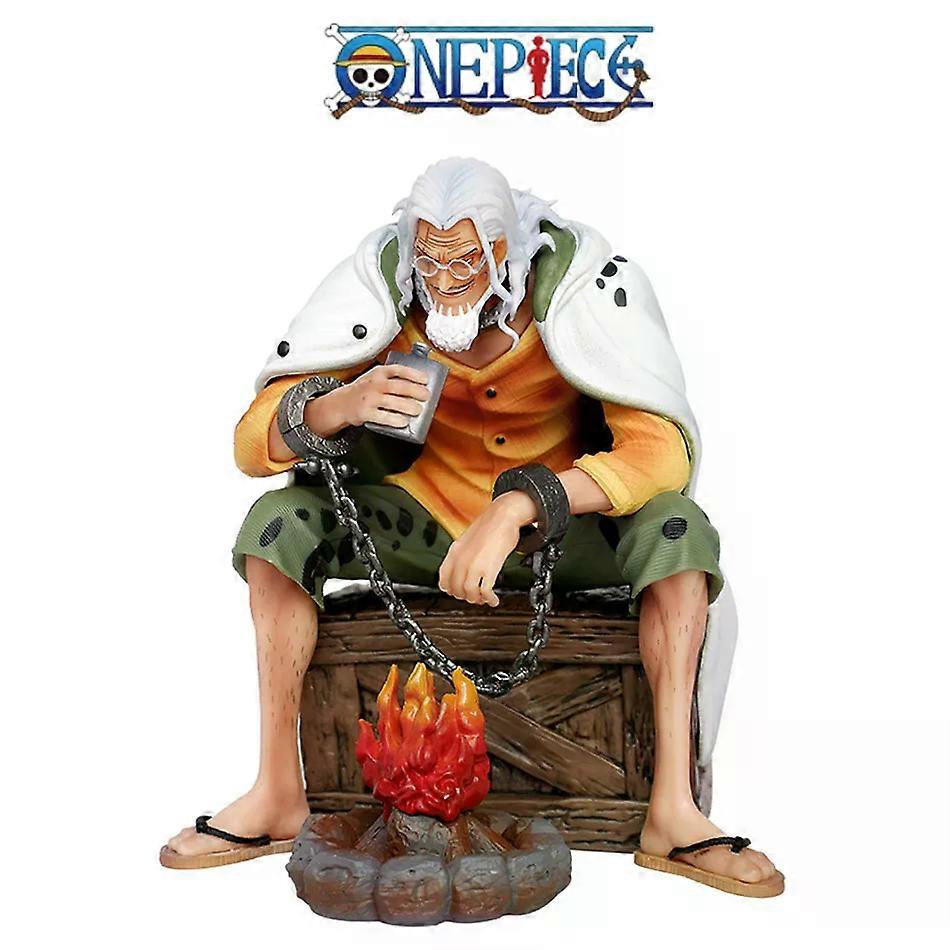Mod��le de figurine d'anime One Piece PlAARayleigh assis dans les menottes, Roger Pirates, Vice services.com, collection d'ornements, cadeau 