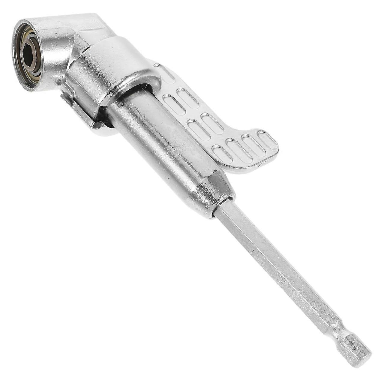 105 Degree Right Angle Drill Adapter, Hex Shank Extension for Tight Spaces, Durable Steel