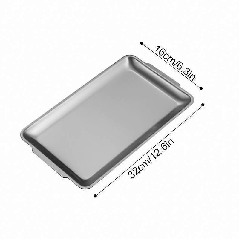 1PC Storage Tray New Thickened Dining Table Decoration Tea Tray Exquisite Rectangular Industrial Multiple Sizes Available