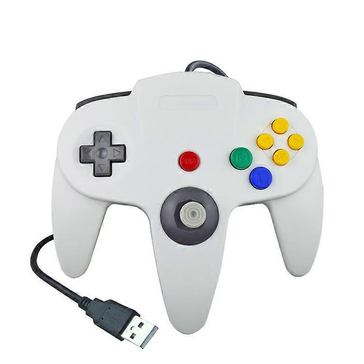 N64 Controller Classic USB Wired Remote Gamepad Gaming Joystick Accessories Classic 64 Console Retro Games For Mac Computer PC
