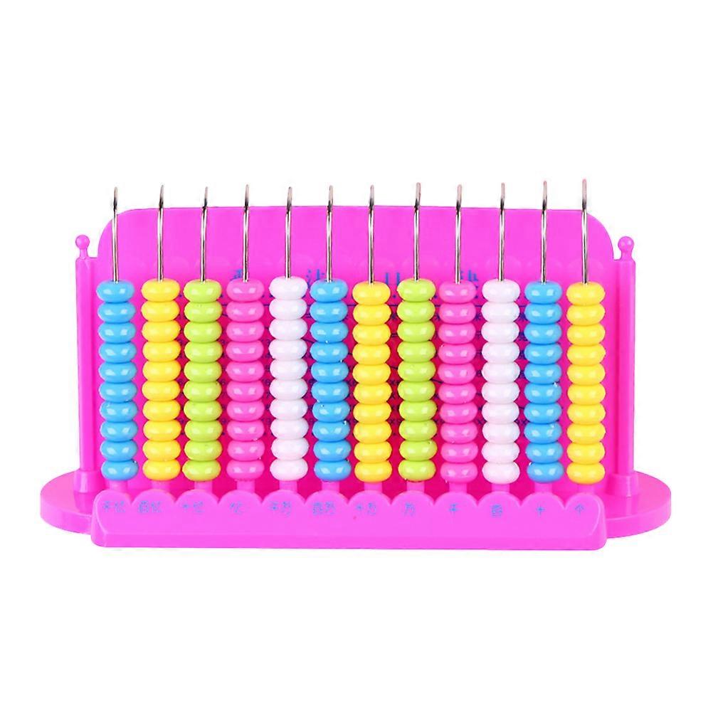 12 Rods Counting Abacuses for Math Learning with 4Pcs Kids Educational Abacus