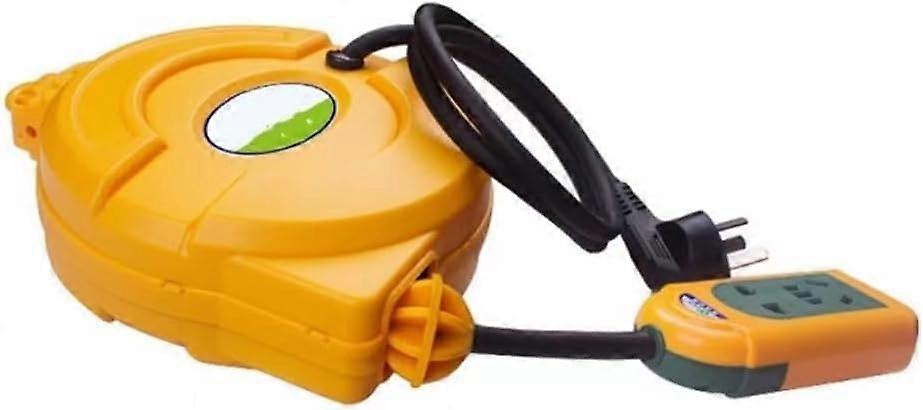 5m Automatic Retractable Power Cable Reel with Power Universal Socket, Wall Mounted 3000W