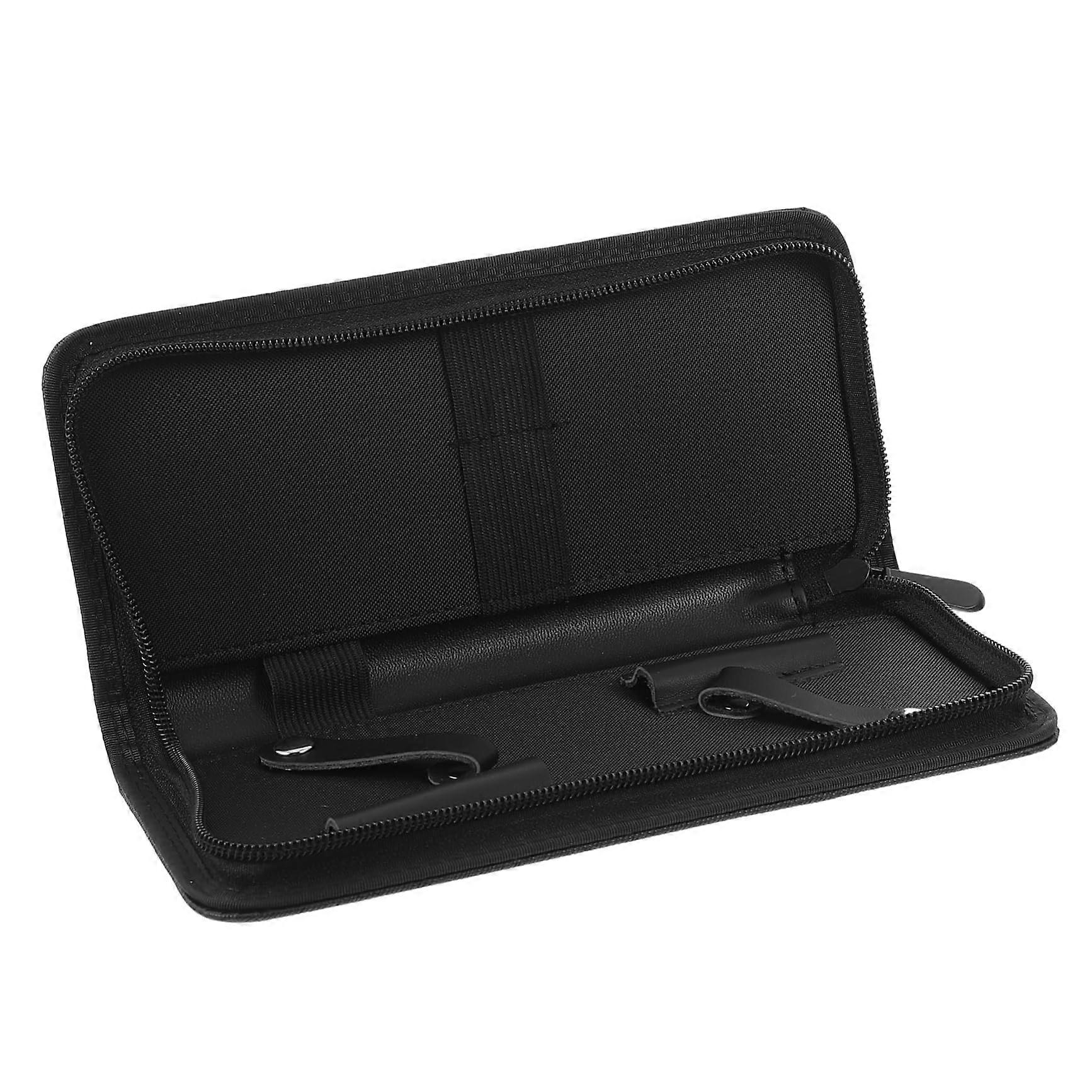Barber Scissors Pouch with Large Capacity Storage and Dedicated Holders for Salon Stylists
