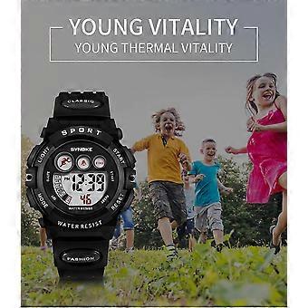 Montre de sport pour enfants, étanche, à affichage LED numérique, montre électronique de luxe 26s